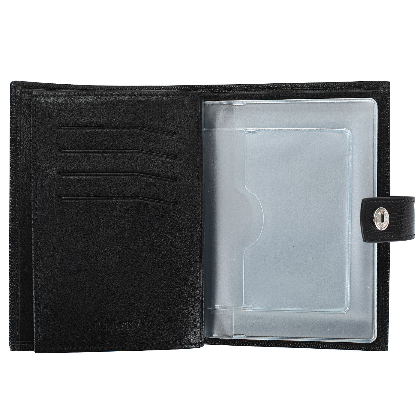 Обложка для паспорта и автодокументов на кнопке Neri Karra 