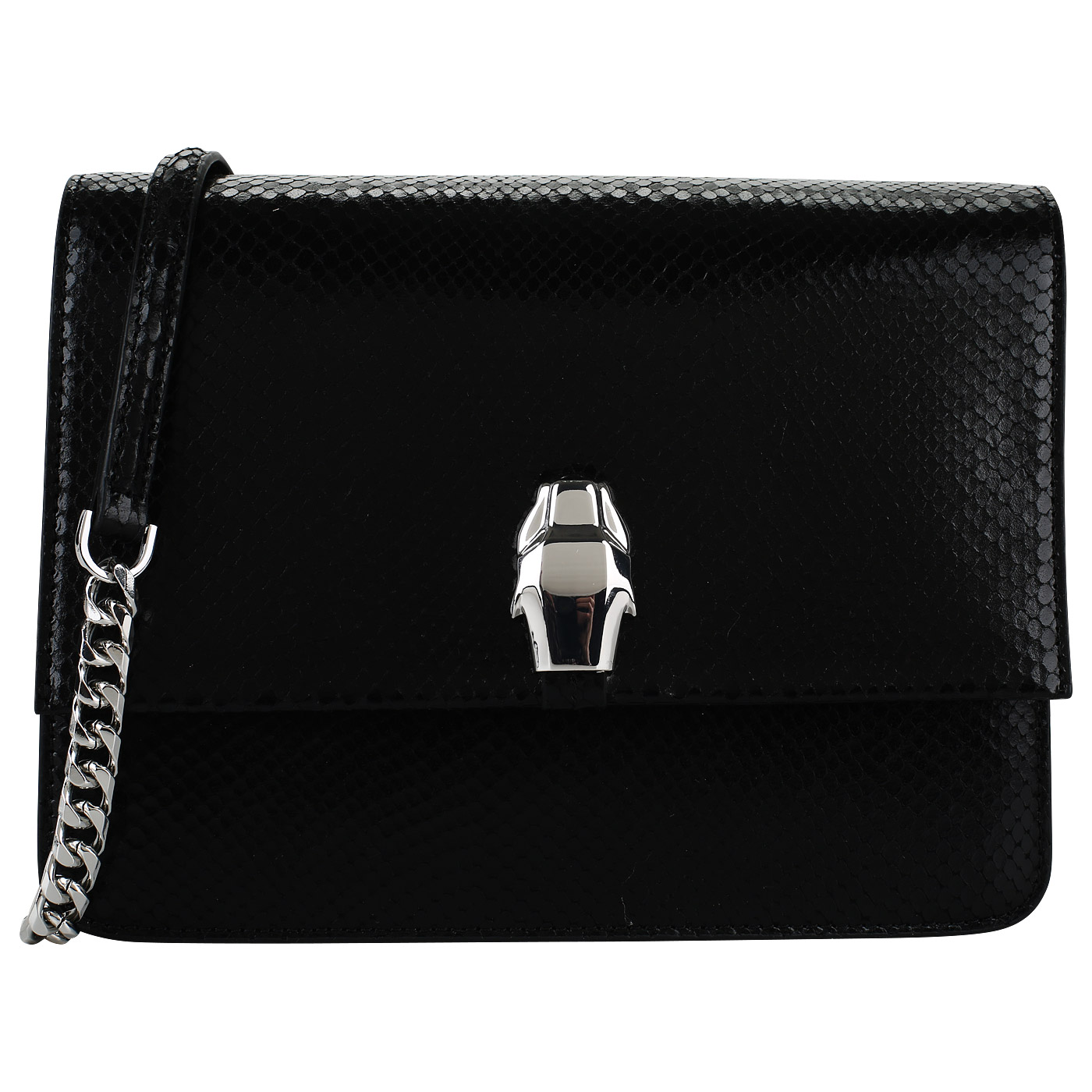 Cavalli Class Женская сумочка с отделкой под кожу питона