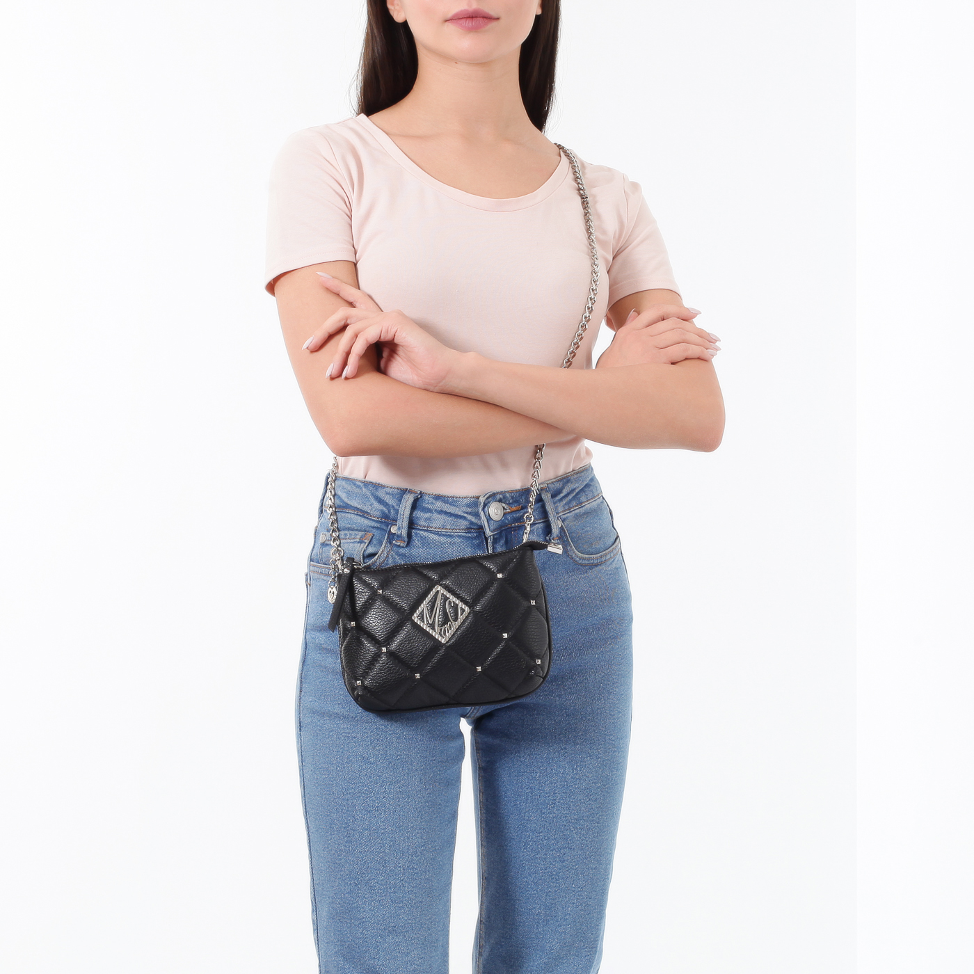 Сумочка со съемной цепочкой Marina Creazioni 