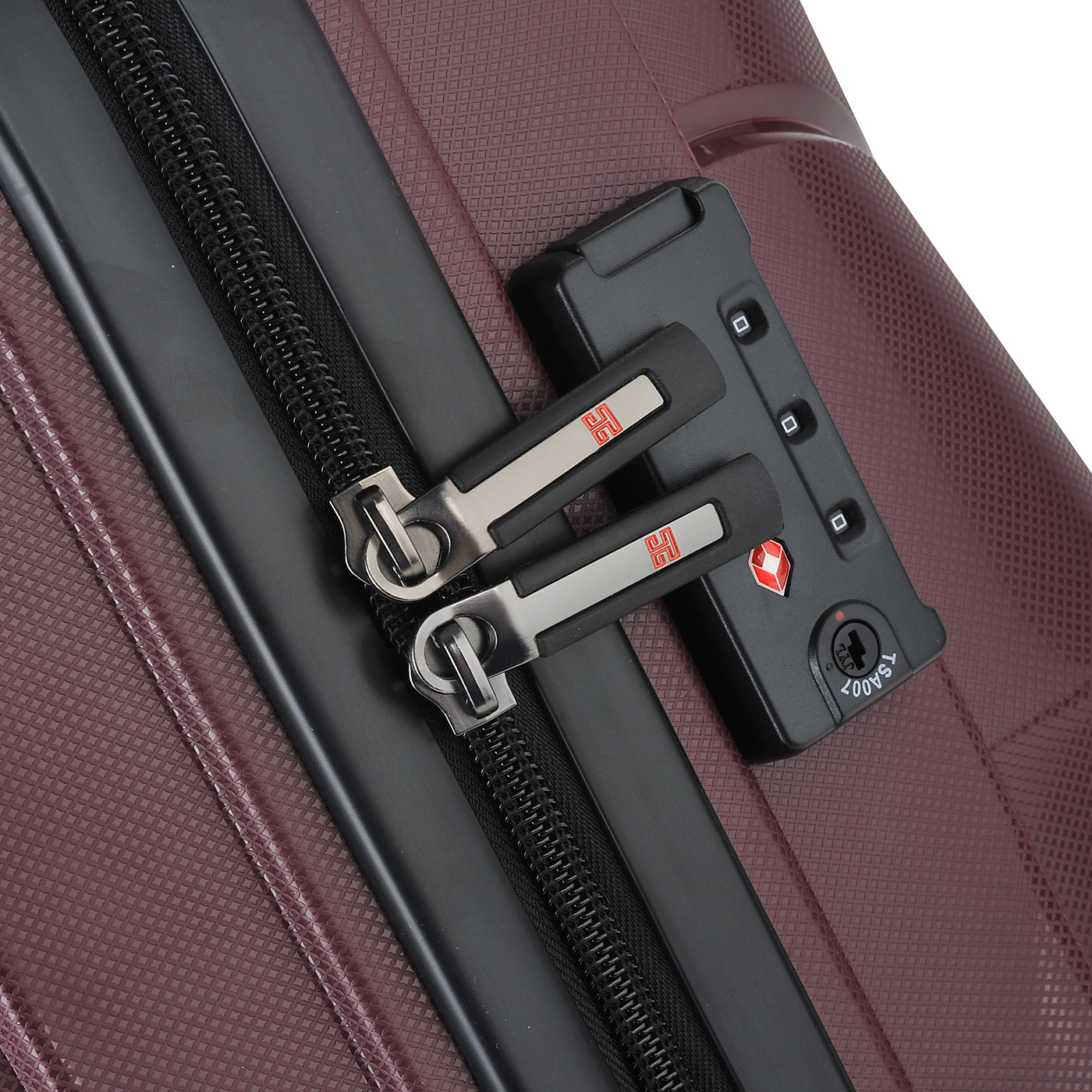 Чемодан большой L из полипропилена с кодовым замком Eberhart Mystique