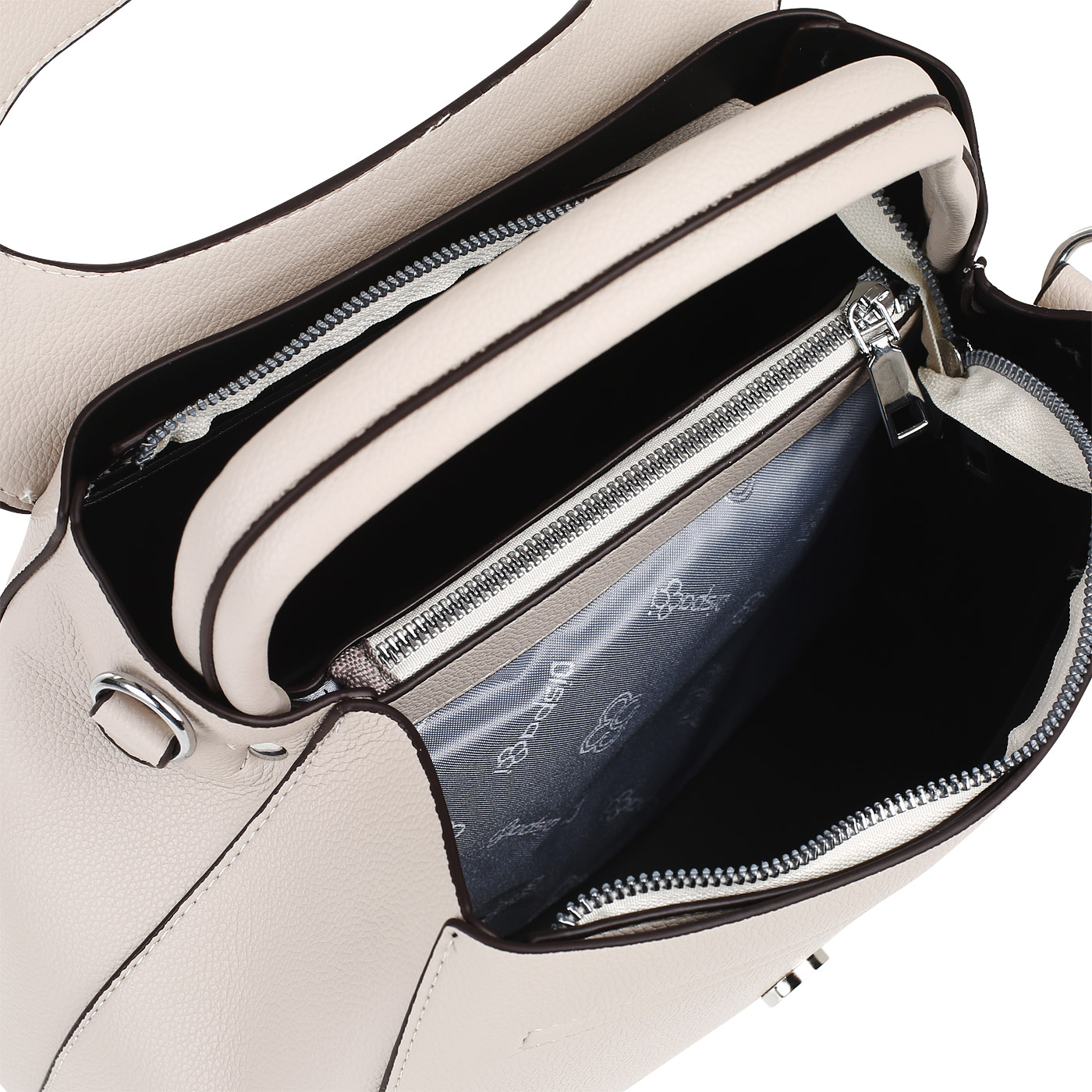 Кремовая сумка с плечевым ремешком Dispacci 