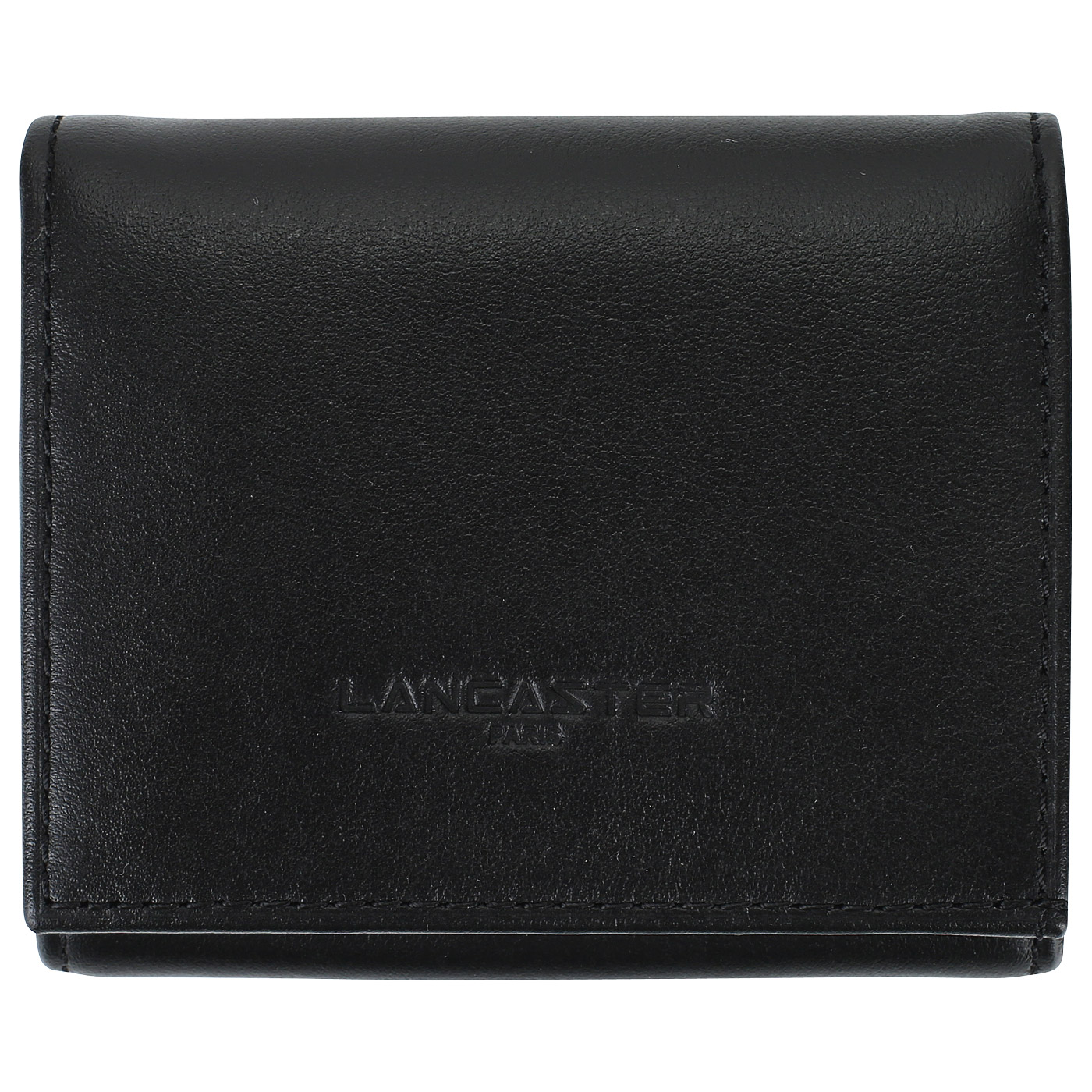 Lancaster Черный кошелек на кнопке