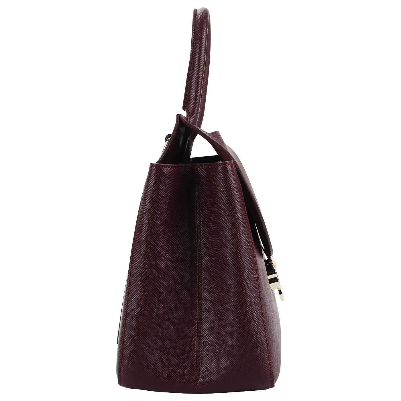 Сумка из натурального сафьяна Roberta Gandolfi Linguine Saffiano