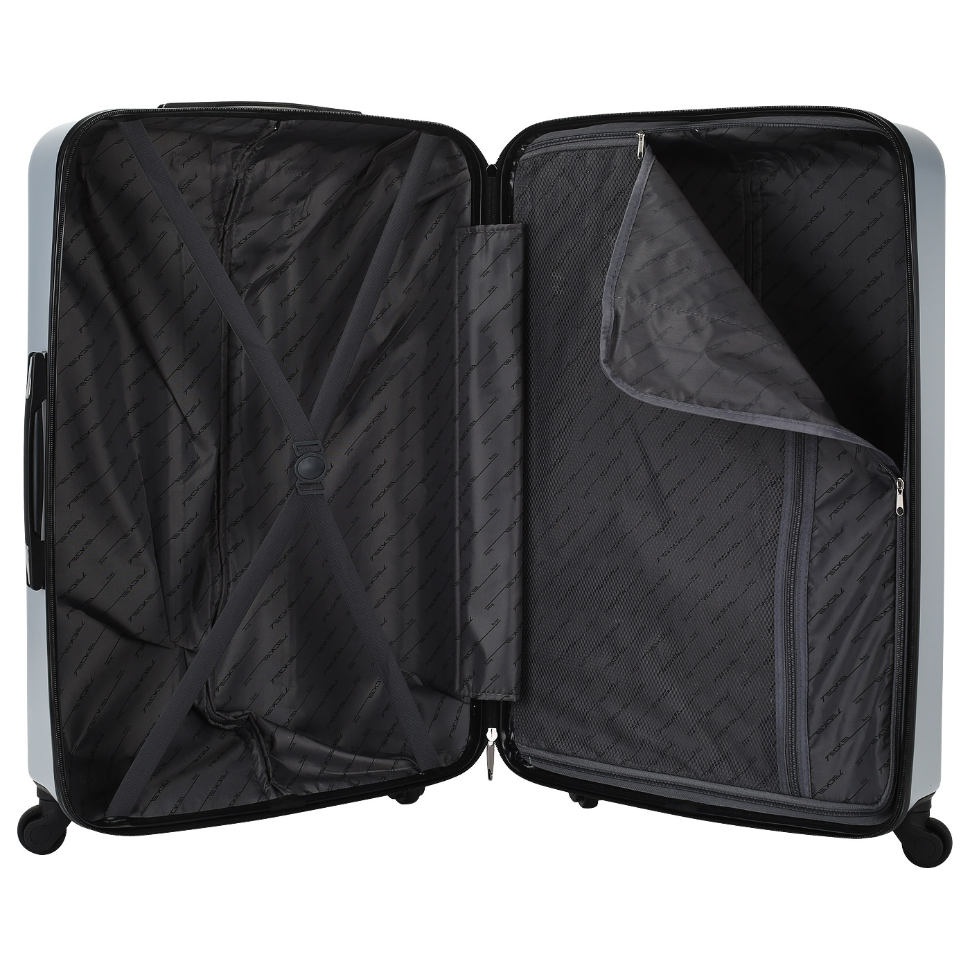 Чемодан большой L из ABS-пластика с кодовым замком Teckel Horizont