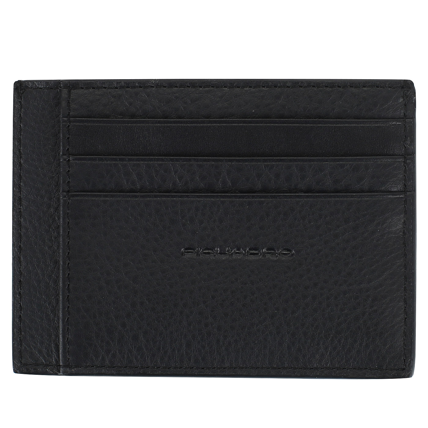 Черная кожаная визитница Piquadro Bae