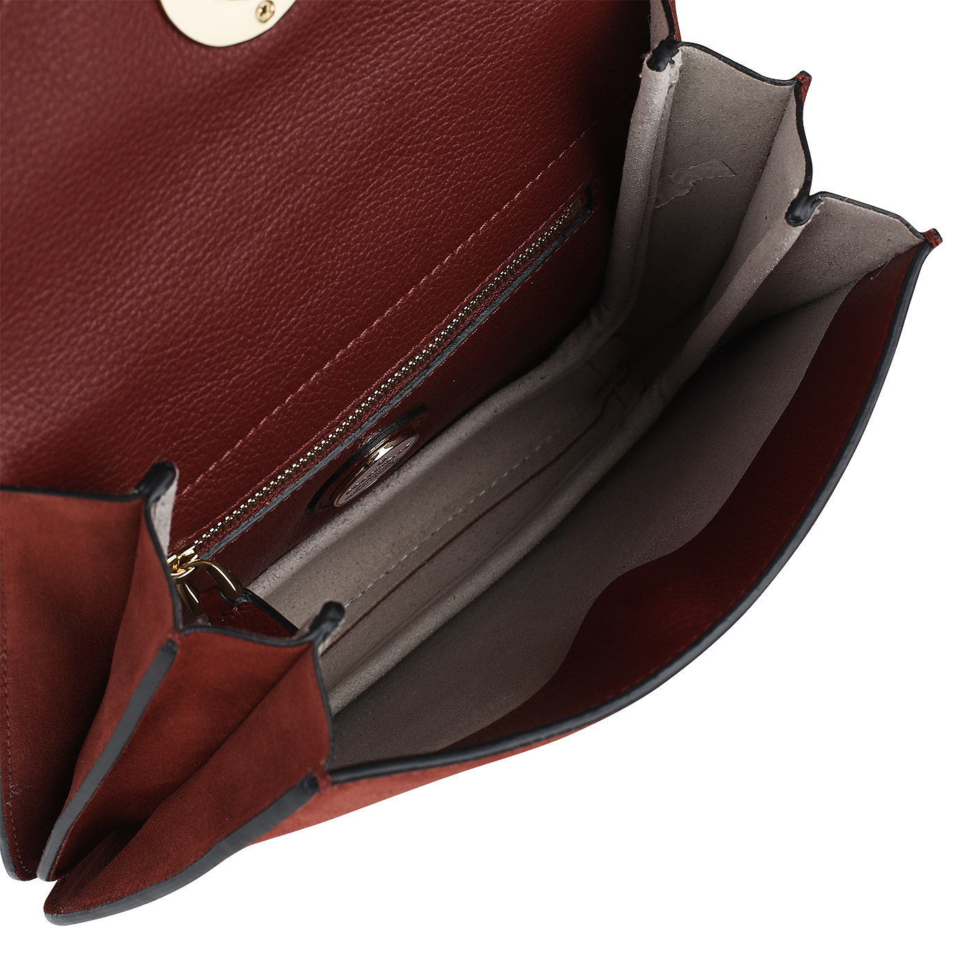 Замшевая сумочка со съемной ручкой Coccinelle Jalouse suede