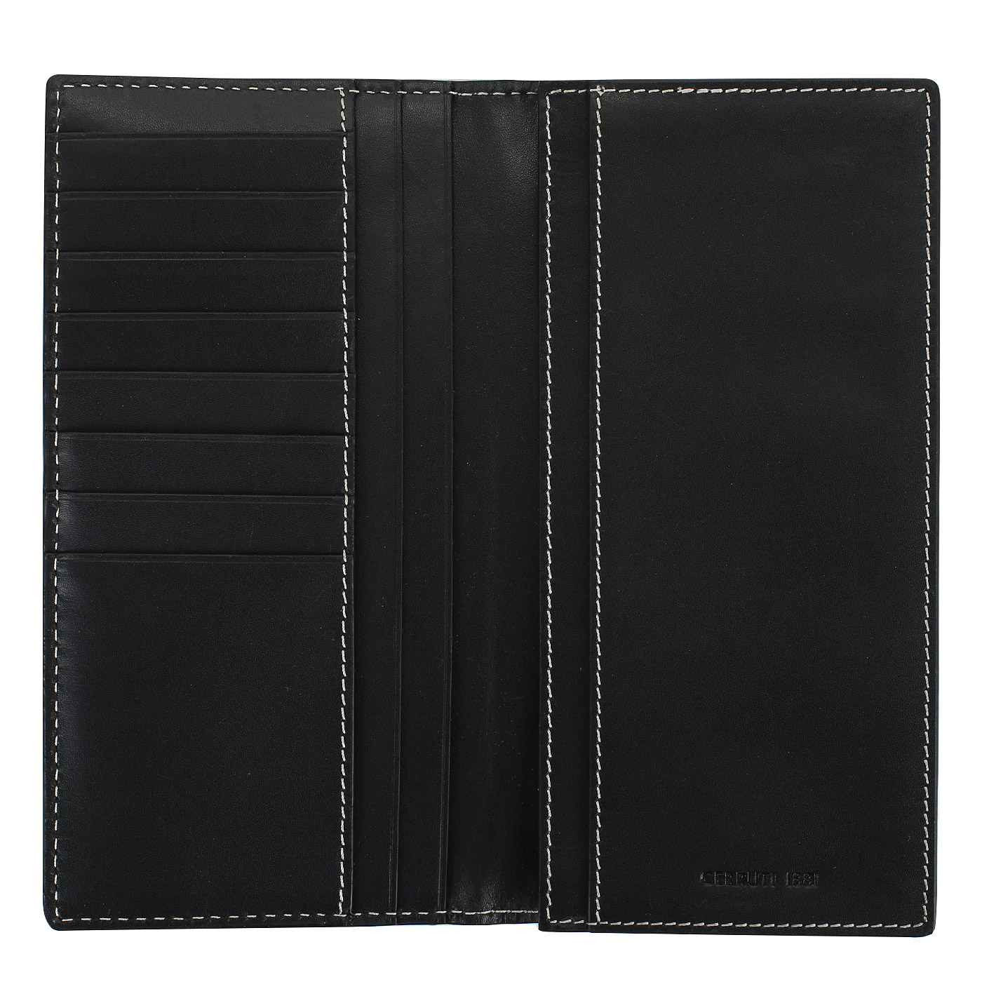 Черное кожаное портмоне Cerruti 1881 Briston