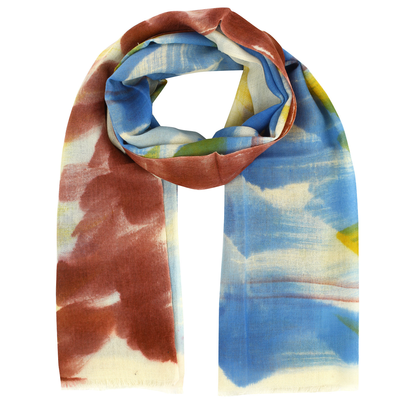 Dispacci Палантин с абстрактным принтом