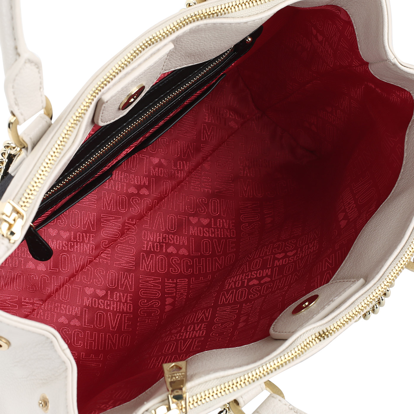 Сумка с логотипом бренда Love Moschino Logo Jacquard