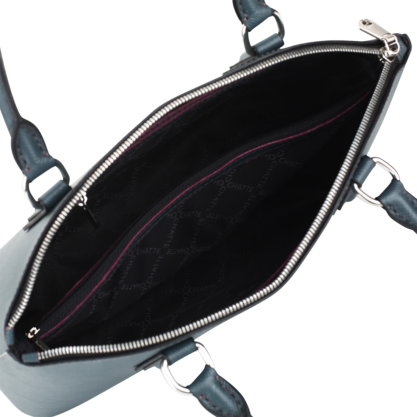 Сумка из сафьяна на молнии Chatte 