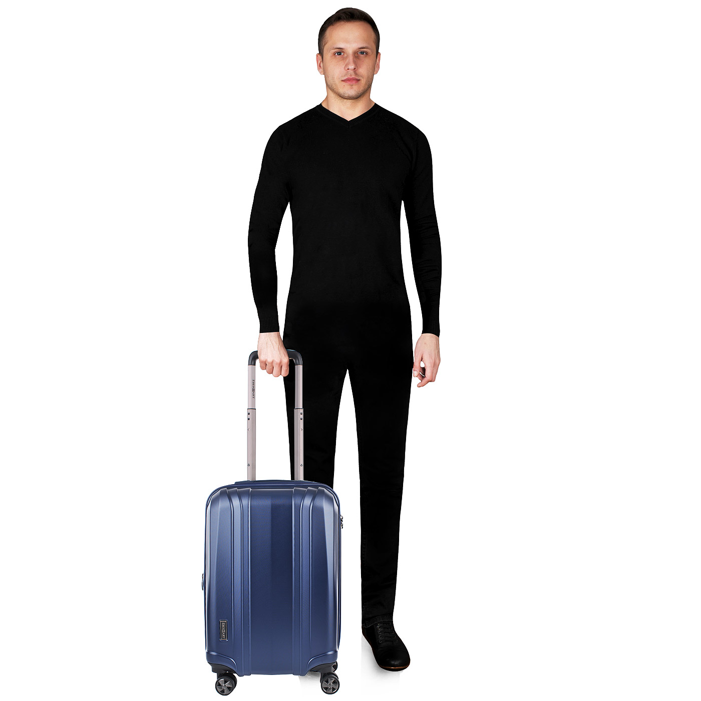 Чемодан маленький S из поликарбоната Eberhart Emerald Glow-2