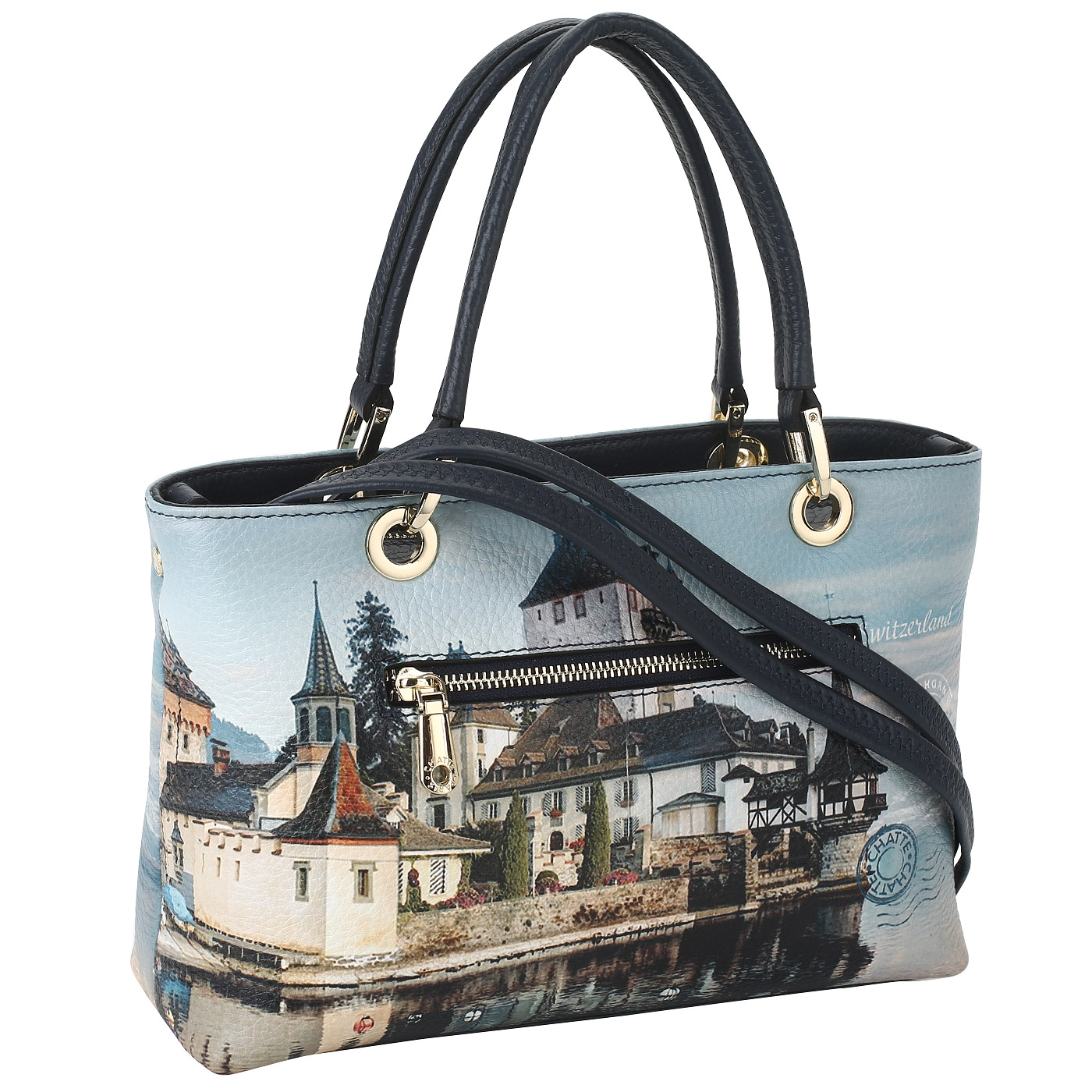 Сумка из зернистой кожи Chatte 