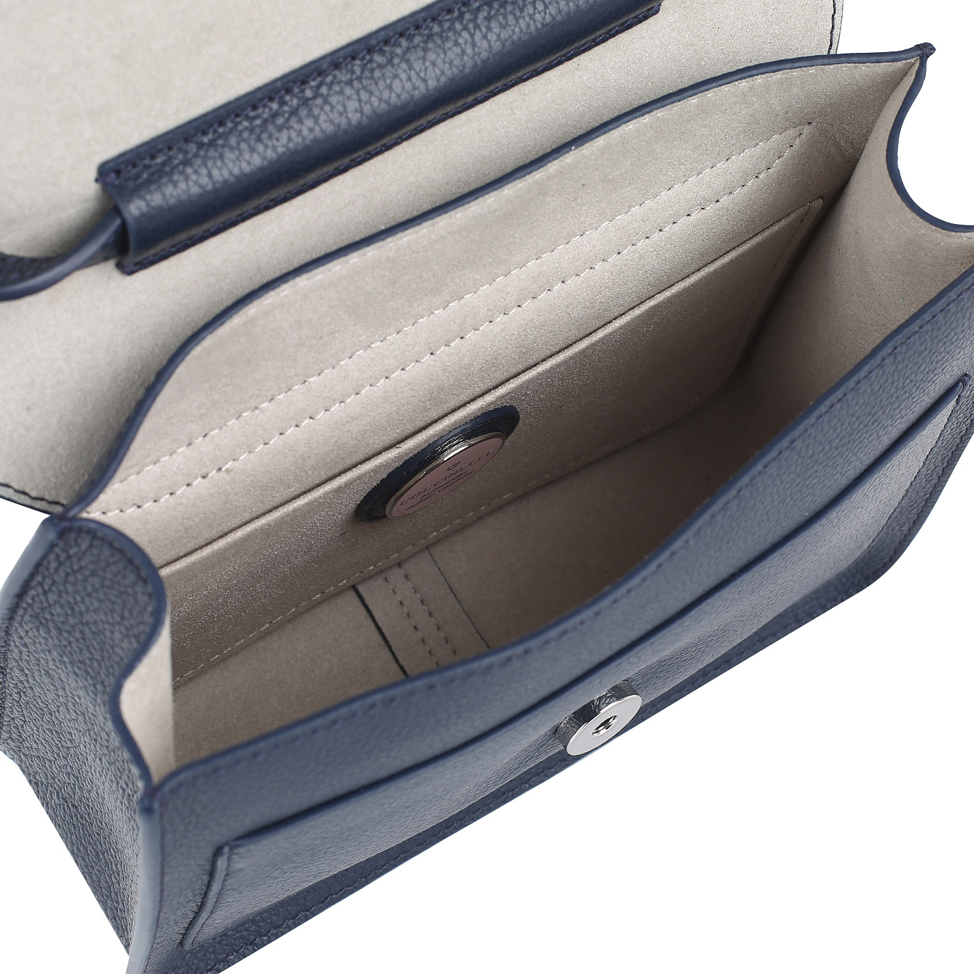 Кожаная сумочка на кнопке Coccinelle Sandy