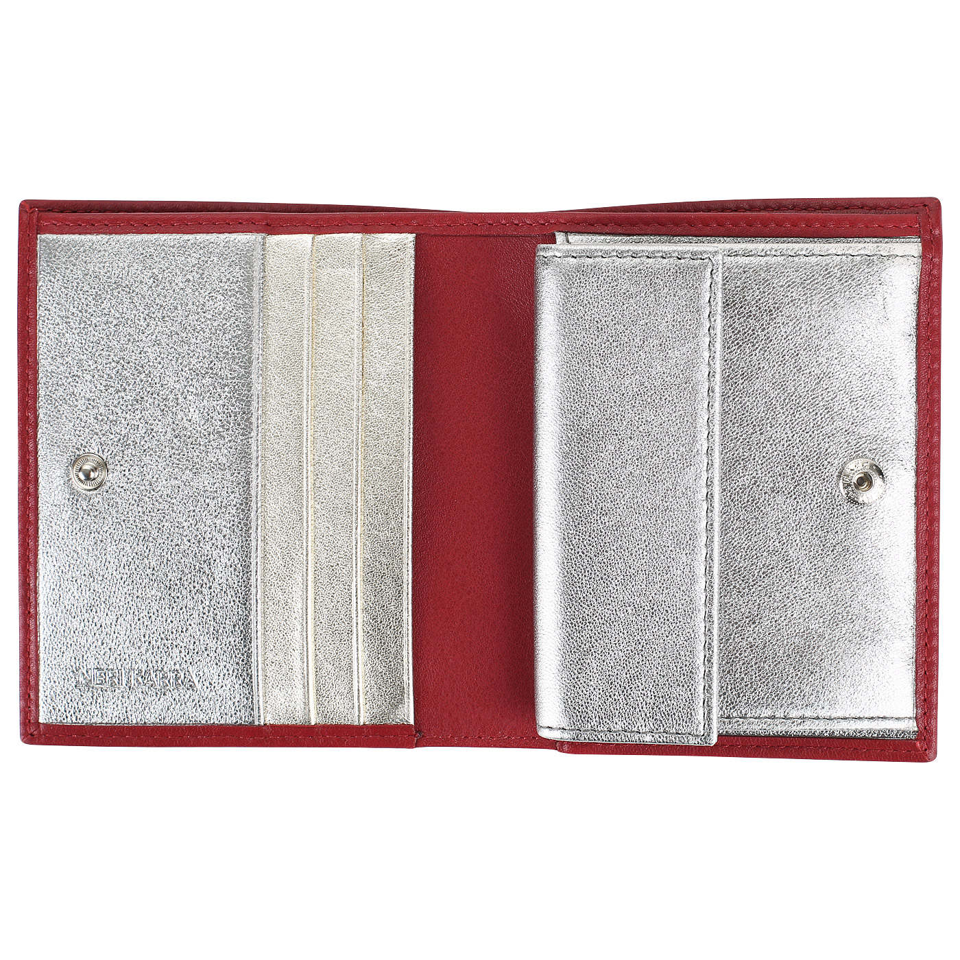 Красный кошелек на кнопке Neri Karra 