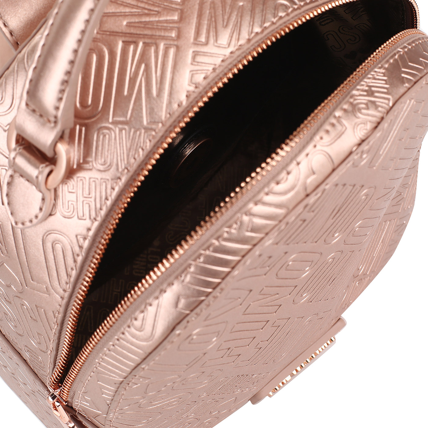 Городской рюкзак на молнии Love Moschino Embossed logo