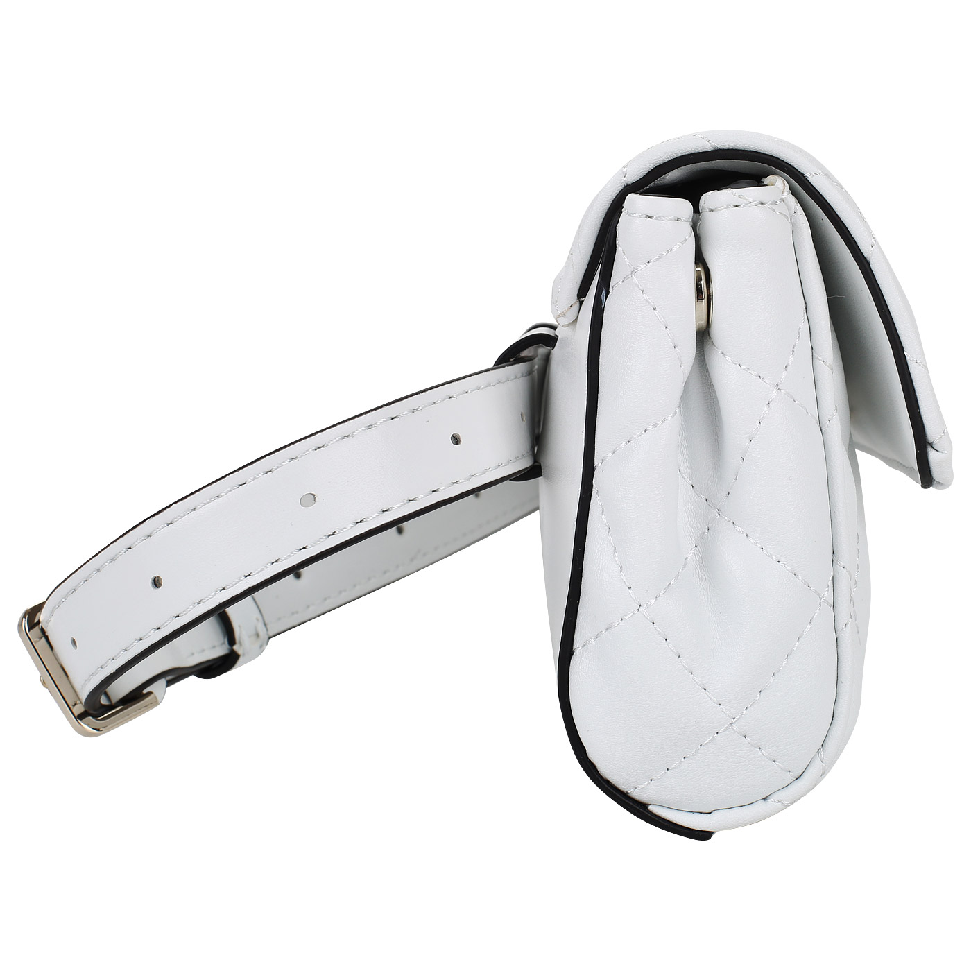 Белая поясная сумочка Guess Elliana