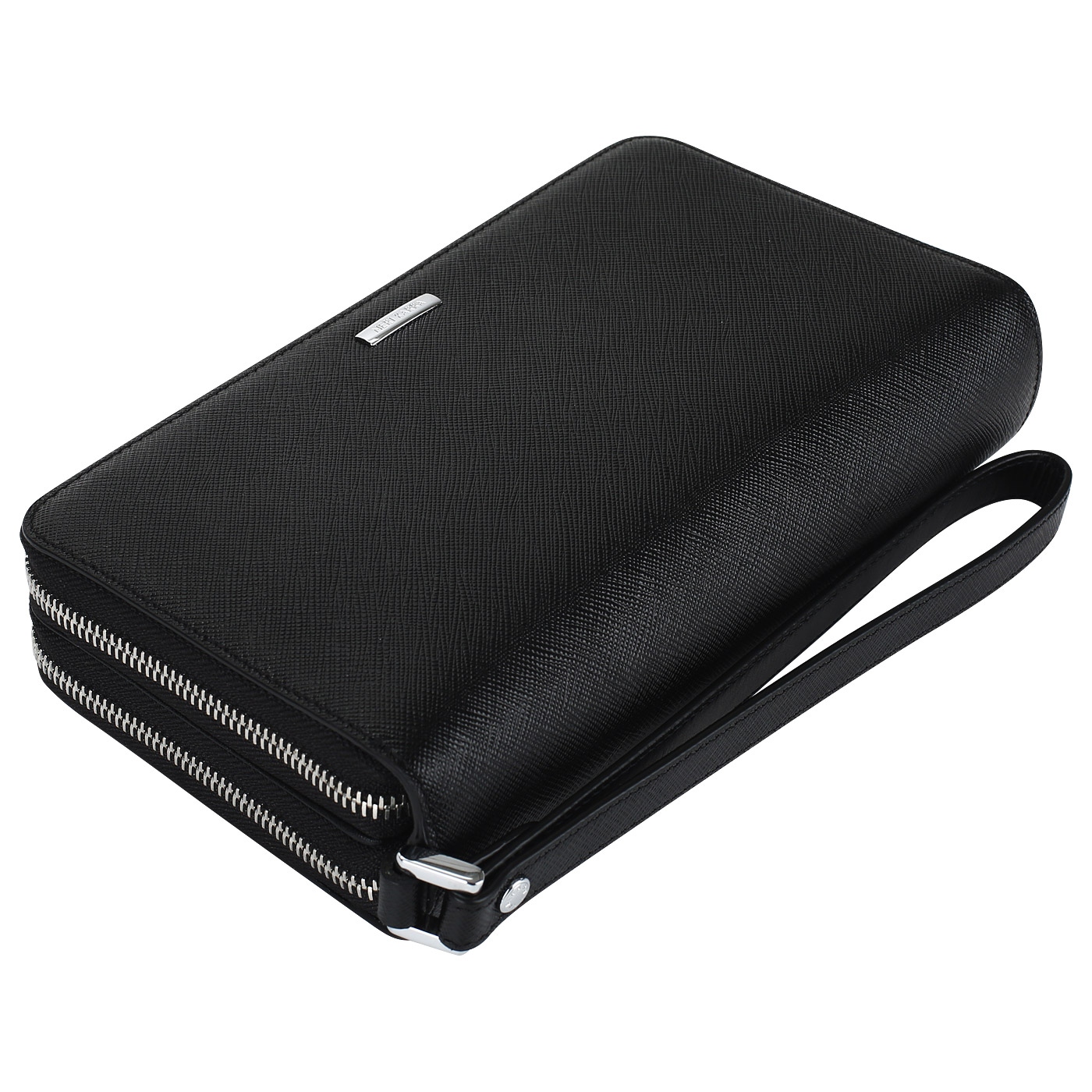 Сумка-визитка из сафьяновой кожи Neri Karra 