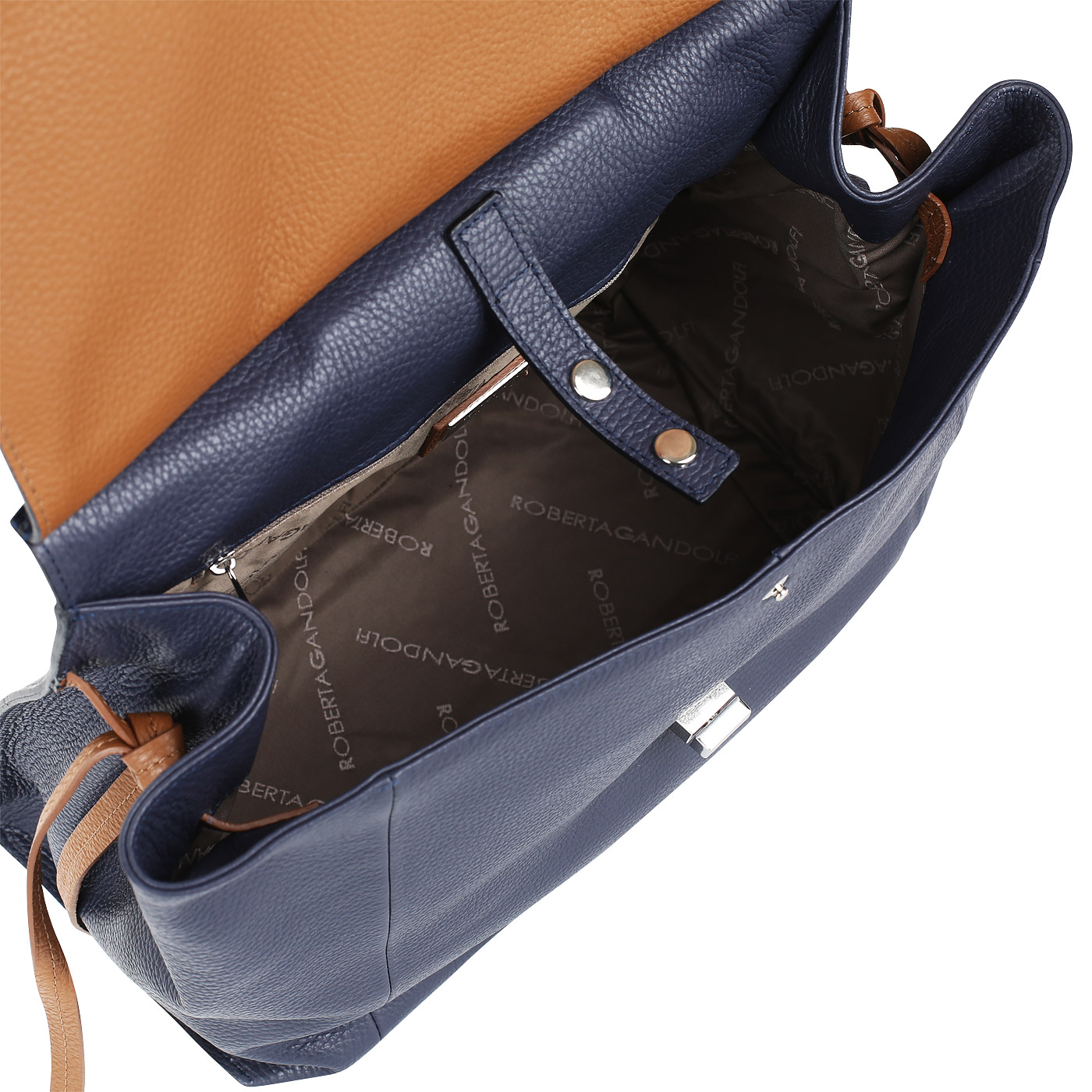 Мягкая вместительная сумка Roberta Gandolfi Canneloni