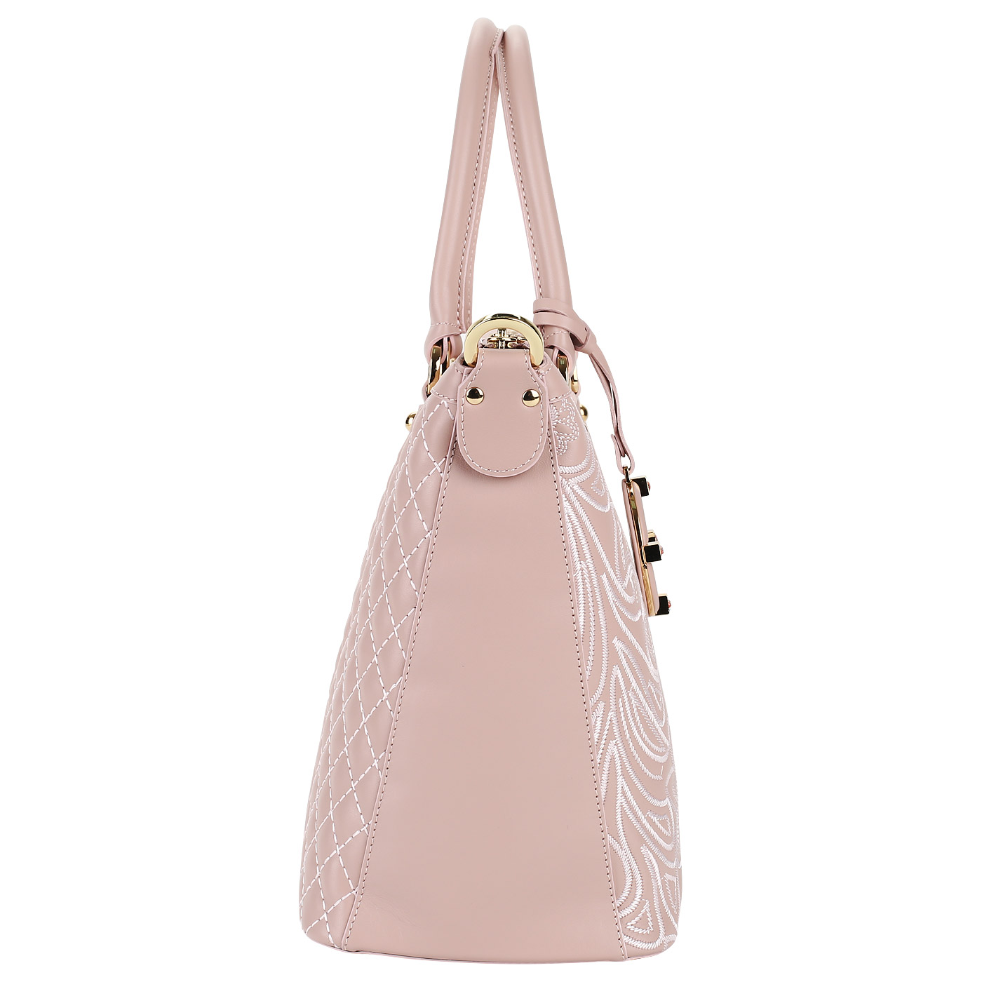 Женская кожаная сумка с вышивкой Valentino Orlandi Dafne