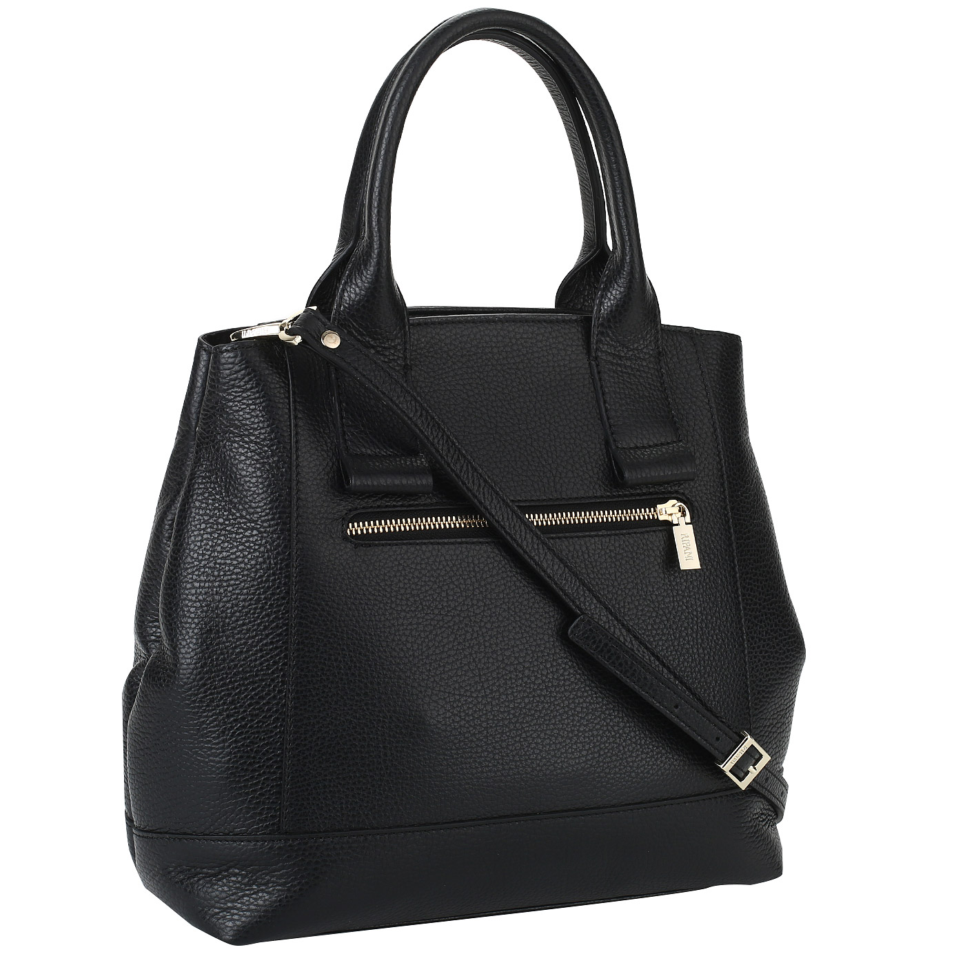 Мягкая кожаная сумка на молнии Ripani Aralia