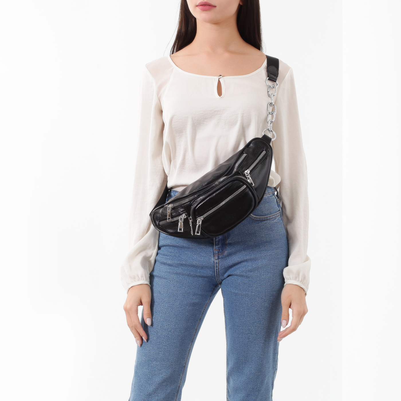 Поясная сумка с двумя отделениями Dispacci 