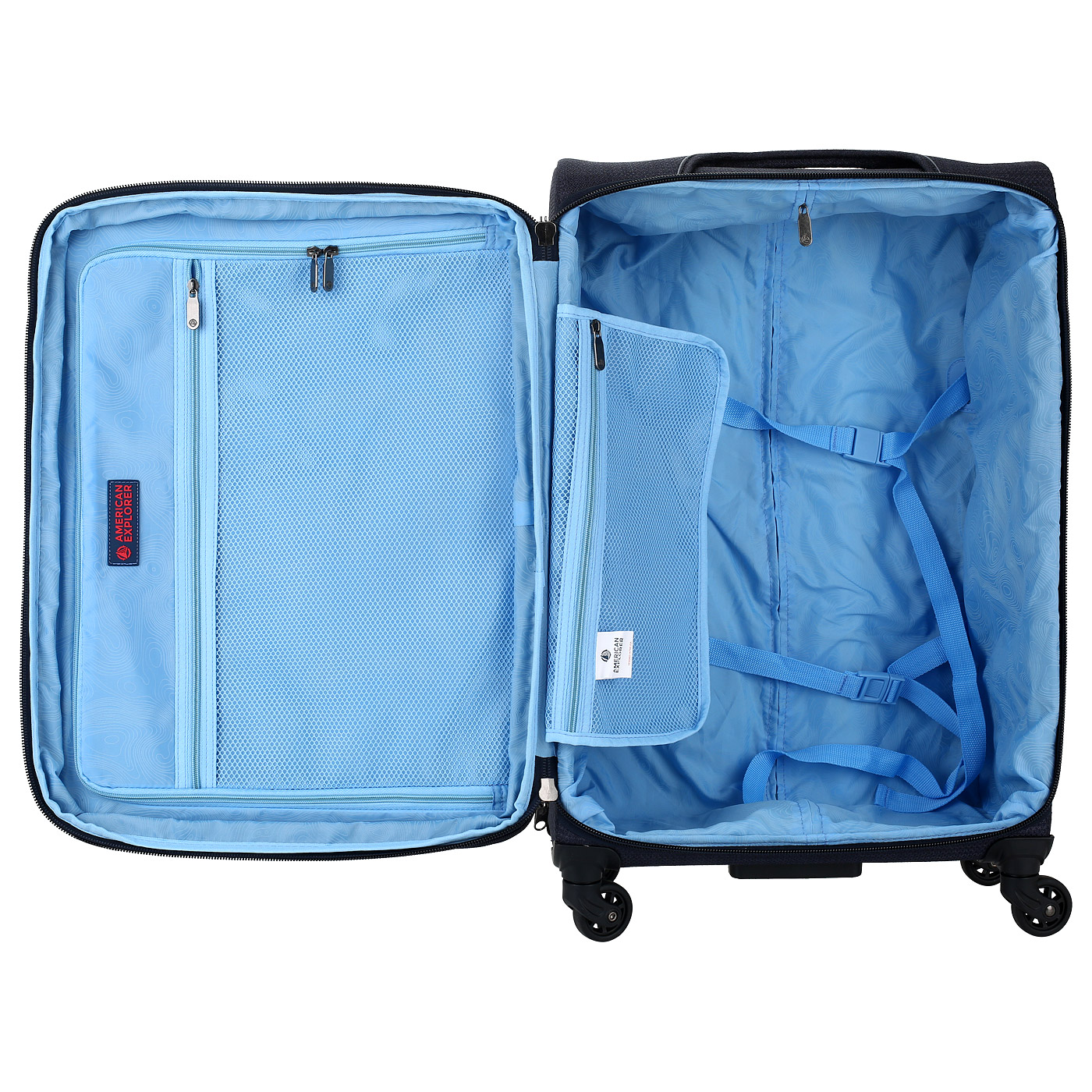 Чемодан средний M тканевый American Explorer Boone