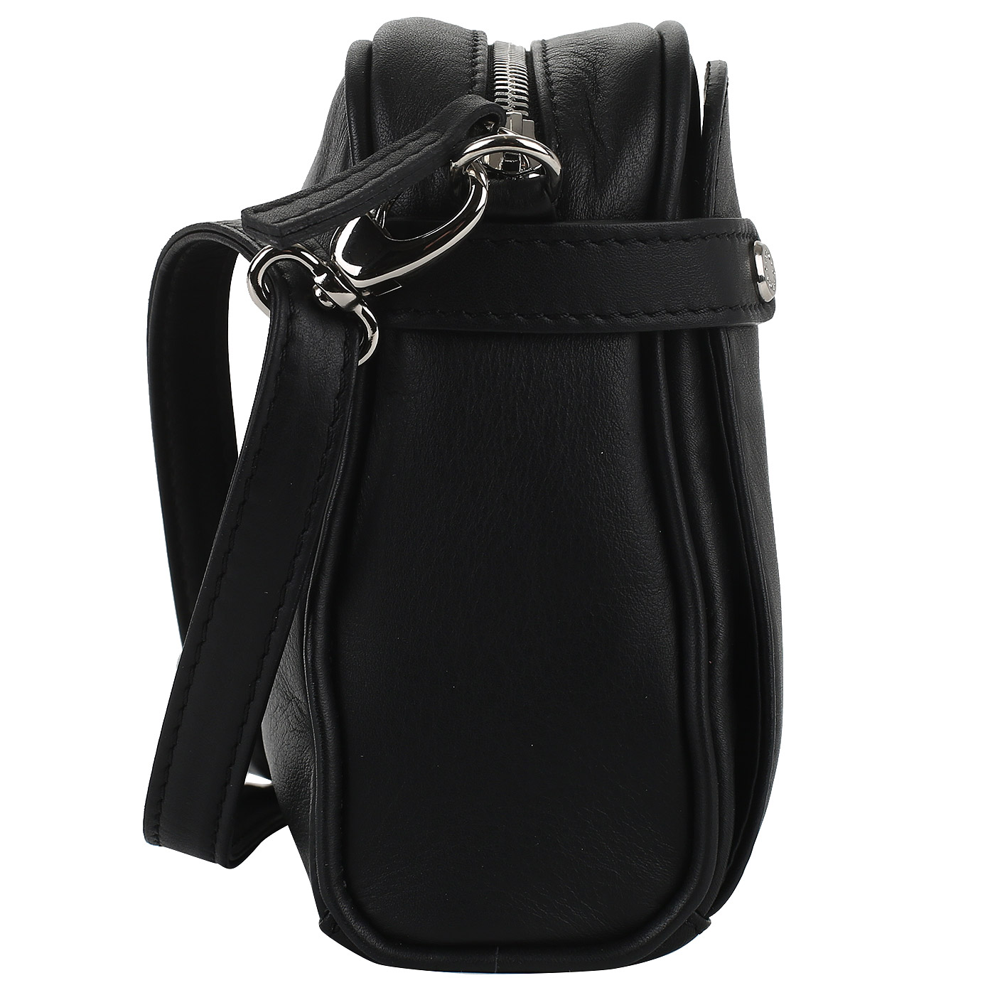 Сумка из гладкой кожи Bruno Rossi 