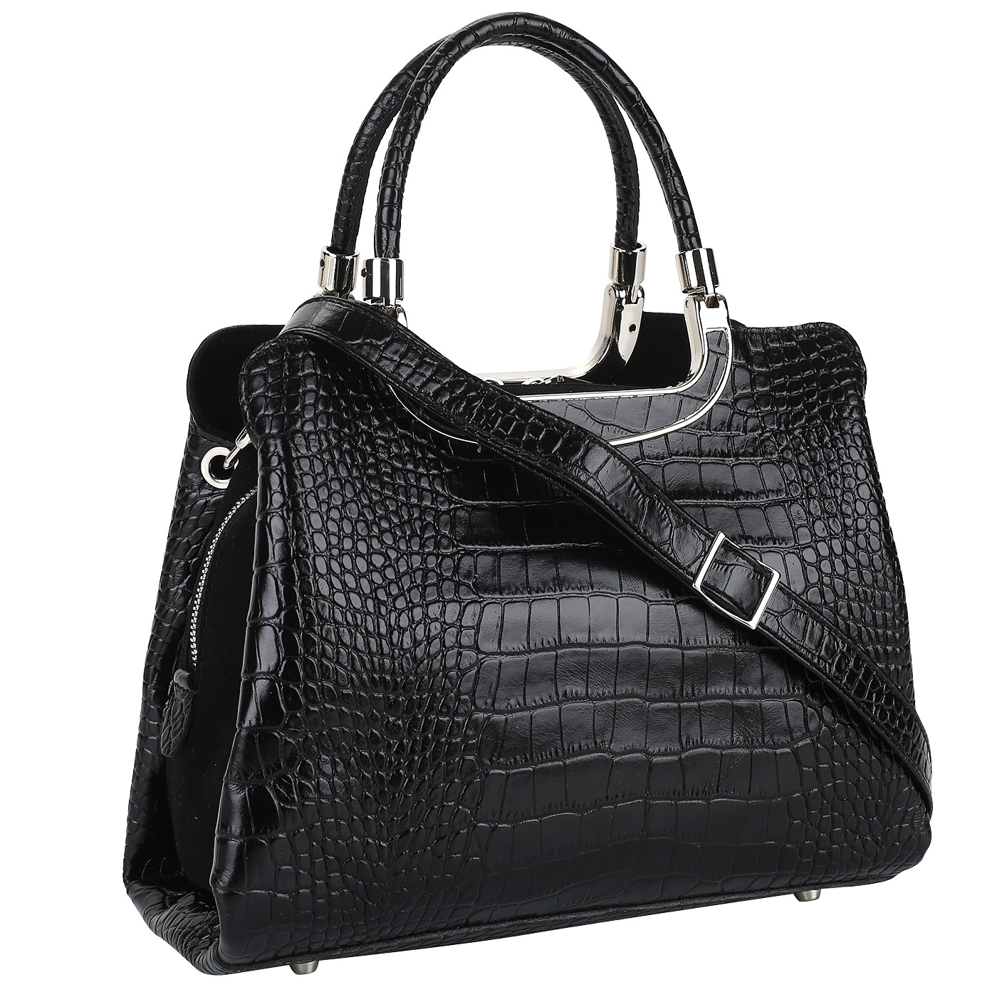 Сумочка с отделкой под крокодила Gilda Tonelli Brunello Cam