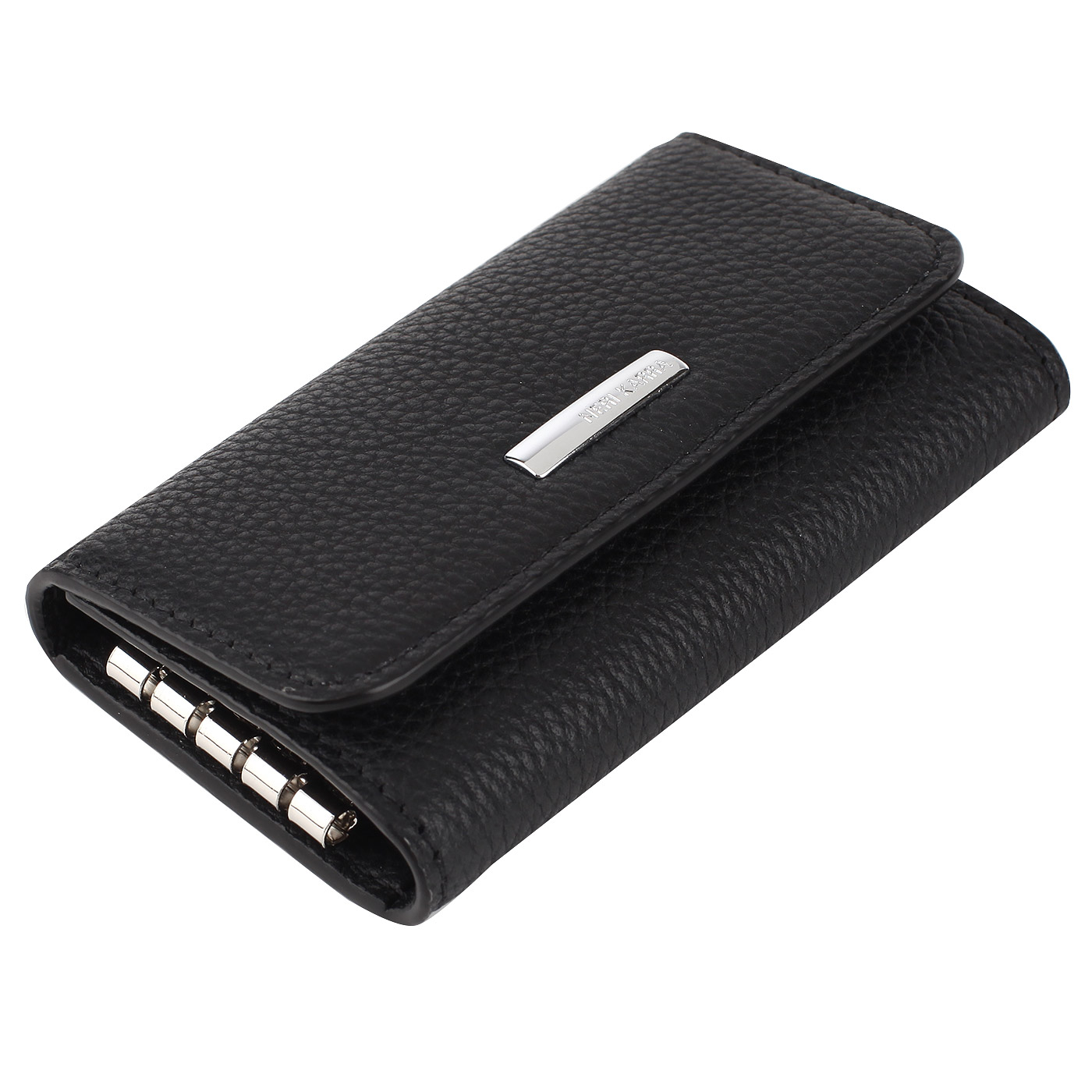 Ключница из черной кожи Neri Karra 