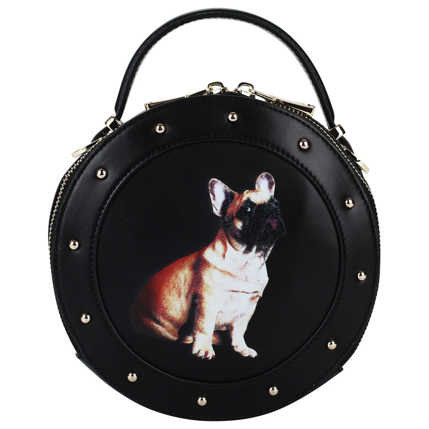 Fiato Dream Женская круглая сумочка из кожи