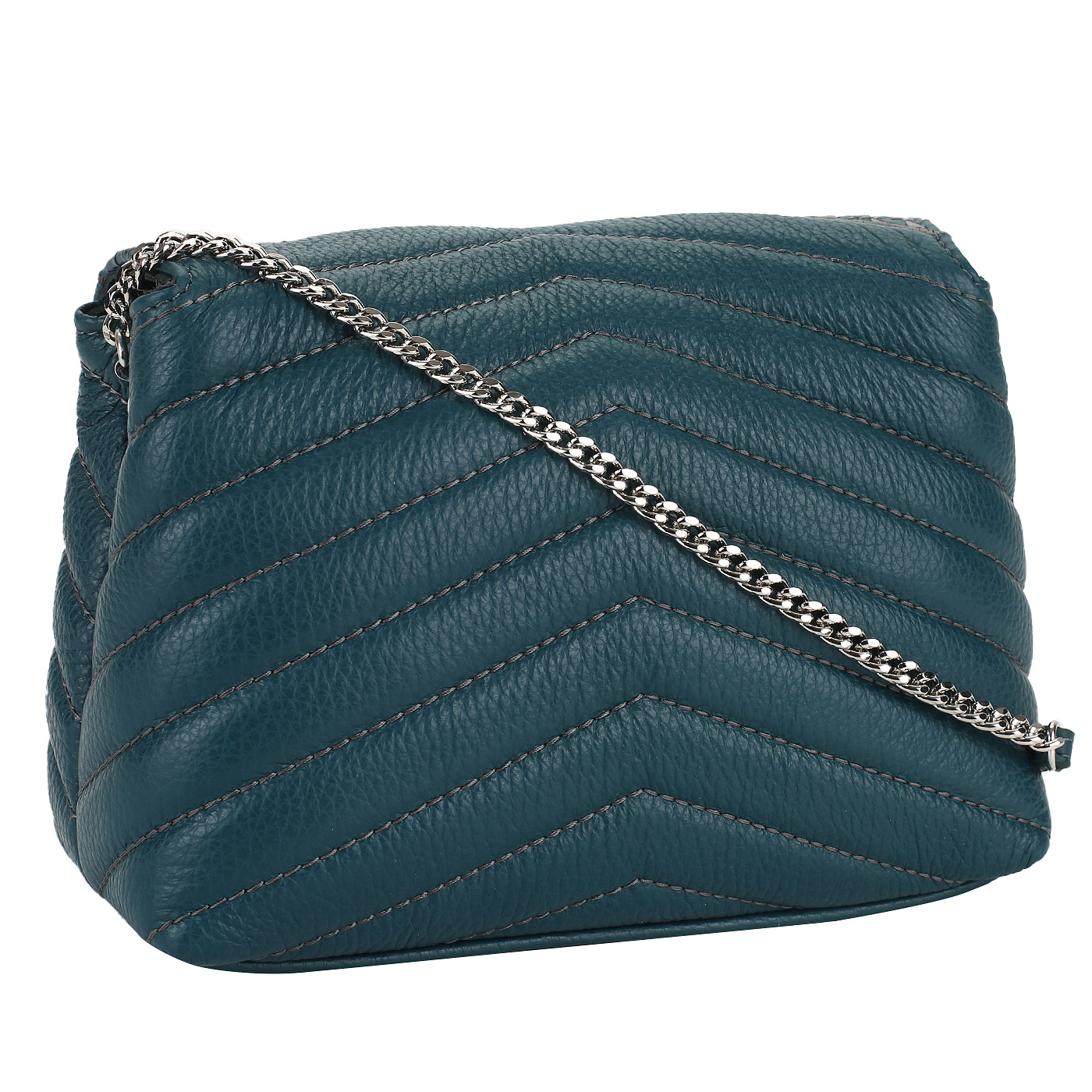 Стеганая кожаная сумочка Marina Creazioni 