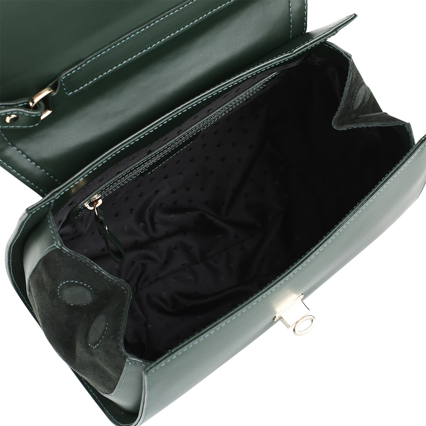 Кожаная сумочка с плечевым ремешком Aurelli Shine