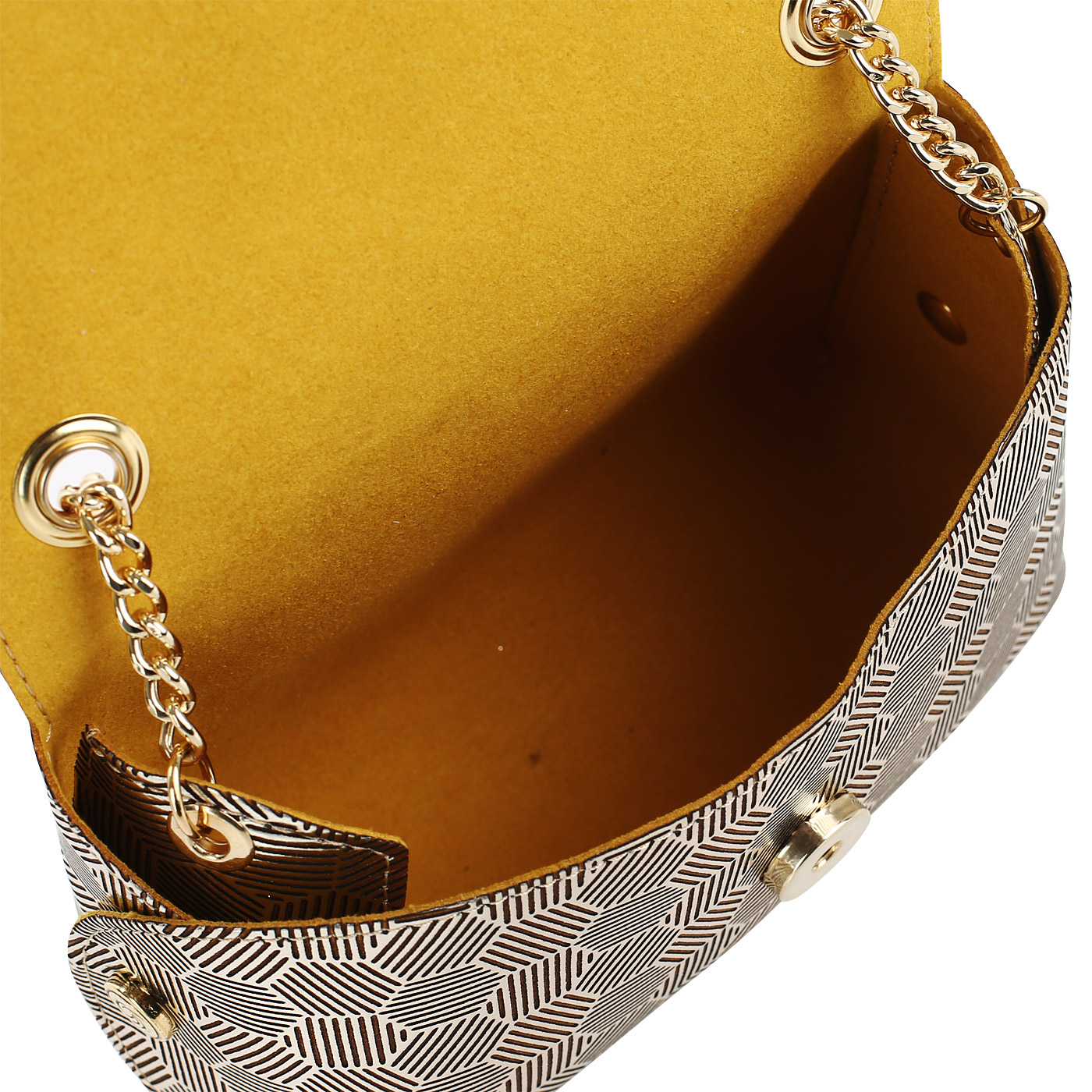 Золотистая сумочка через плечо Gilda Tonelli Diletta