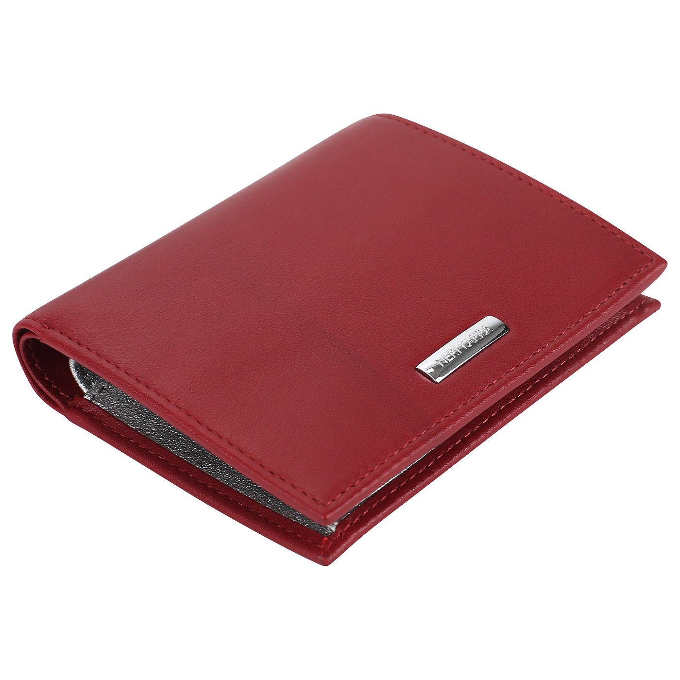 Красный кошелек на кнопке Neri Karra 