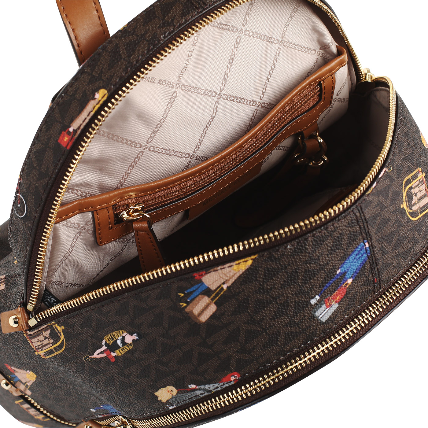 Рюкзак с принтом Michael Kors Rhea Zip