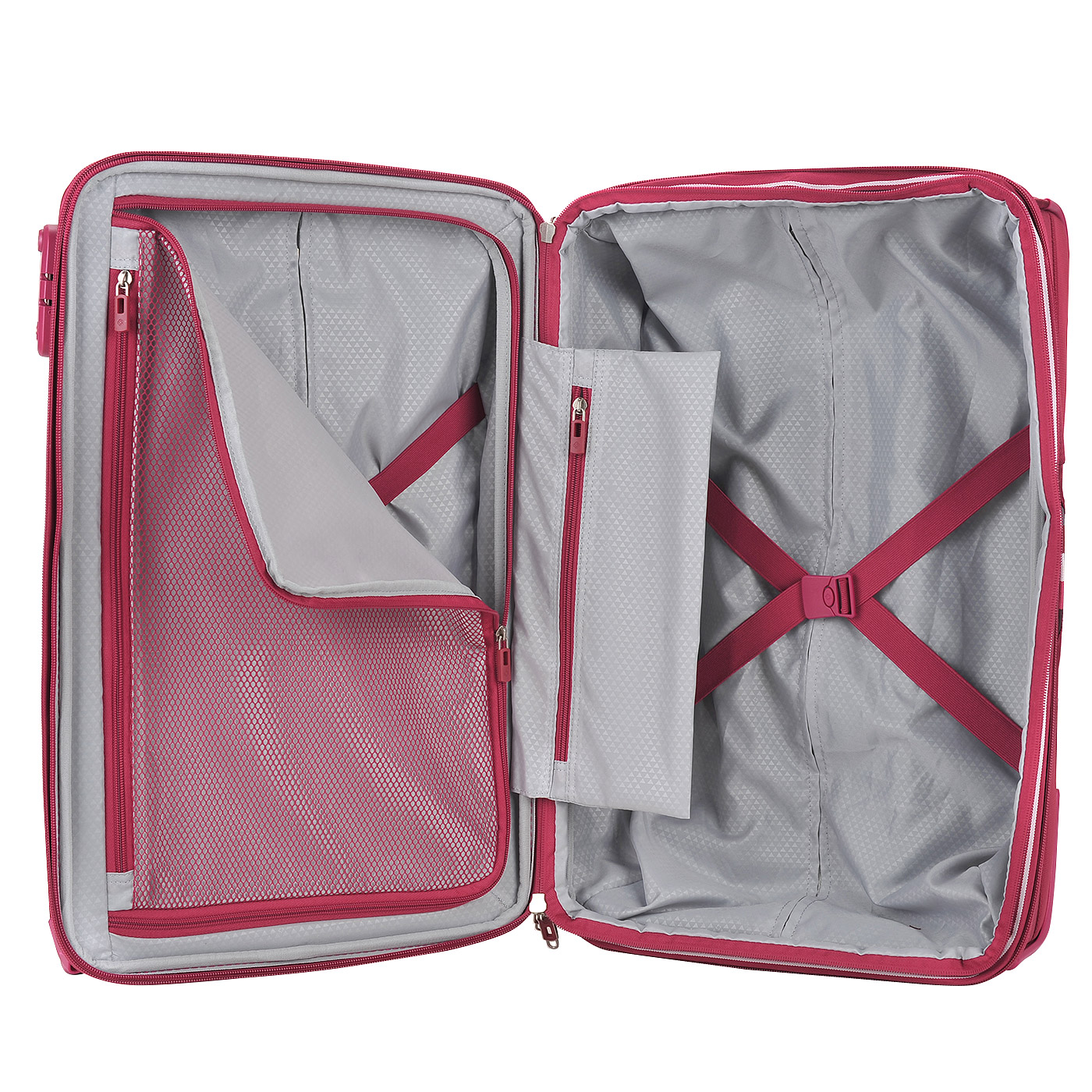 Чемодан для ручной клади тканевый с кодовым замком Samsonite Duosphere