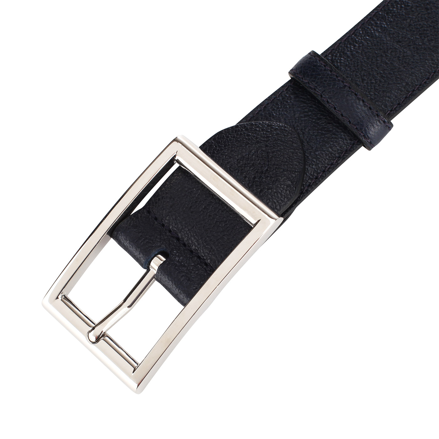 Синий ремень из кожи Mayrhoff 