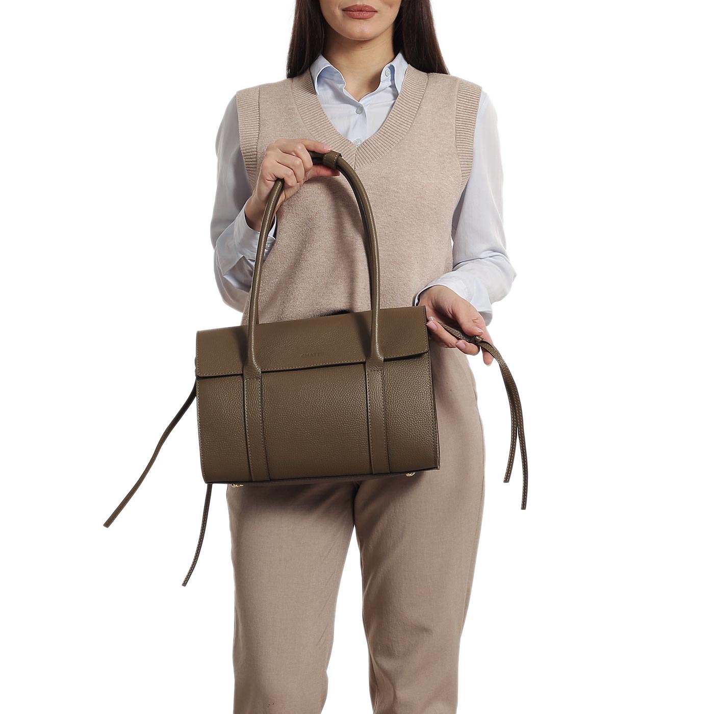 Кожаная сумка Chatte Marseille