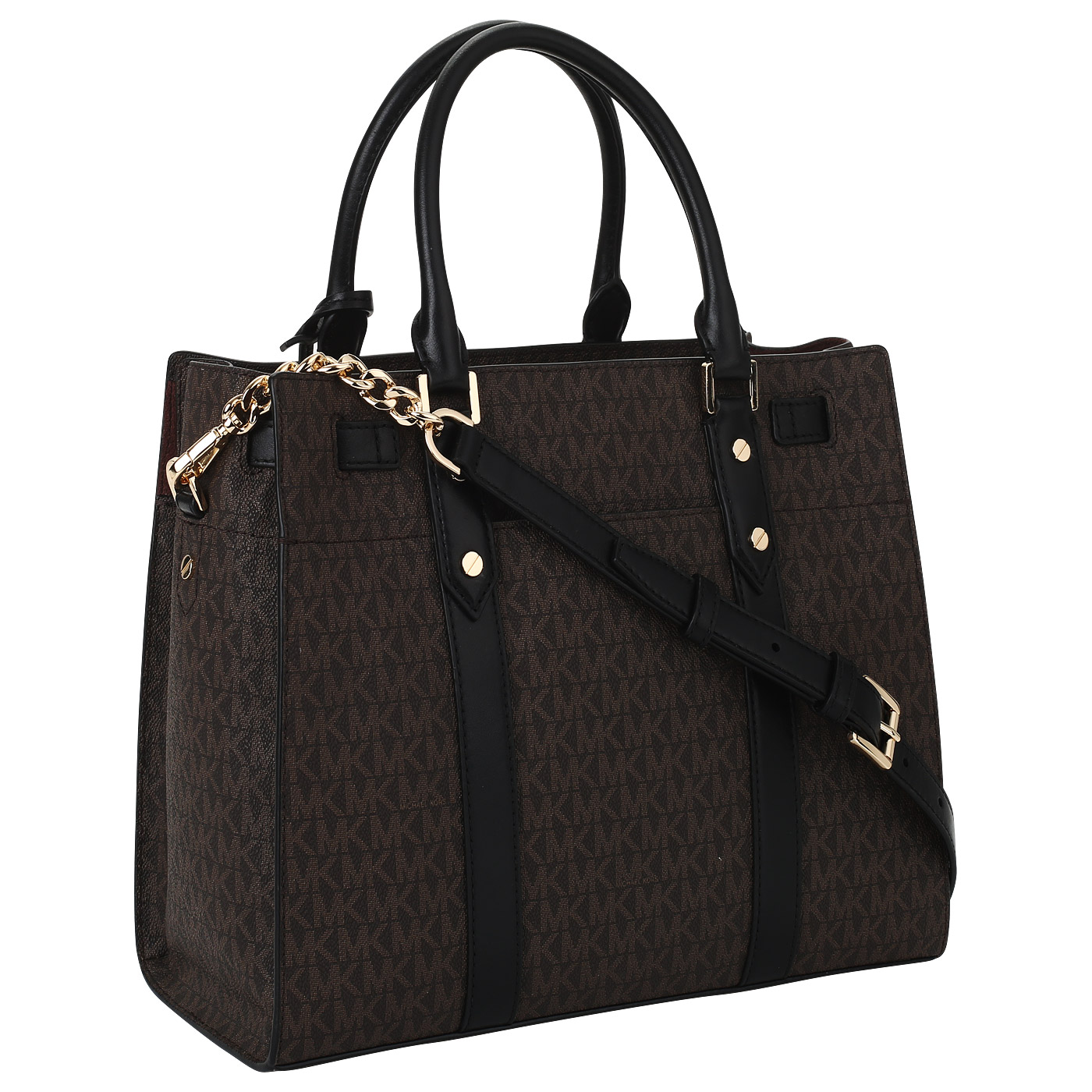 Сумка с логотипом бренда Michael Kors Nouveau Hamilton