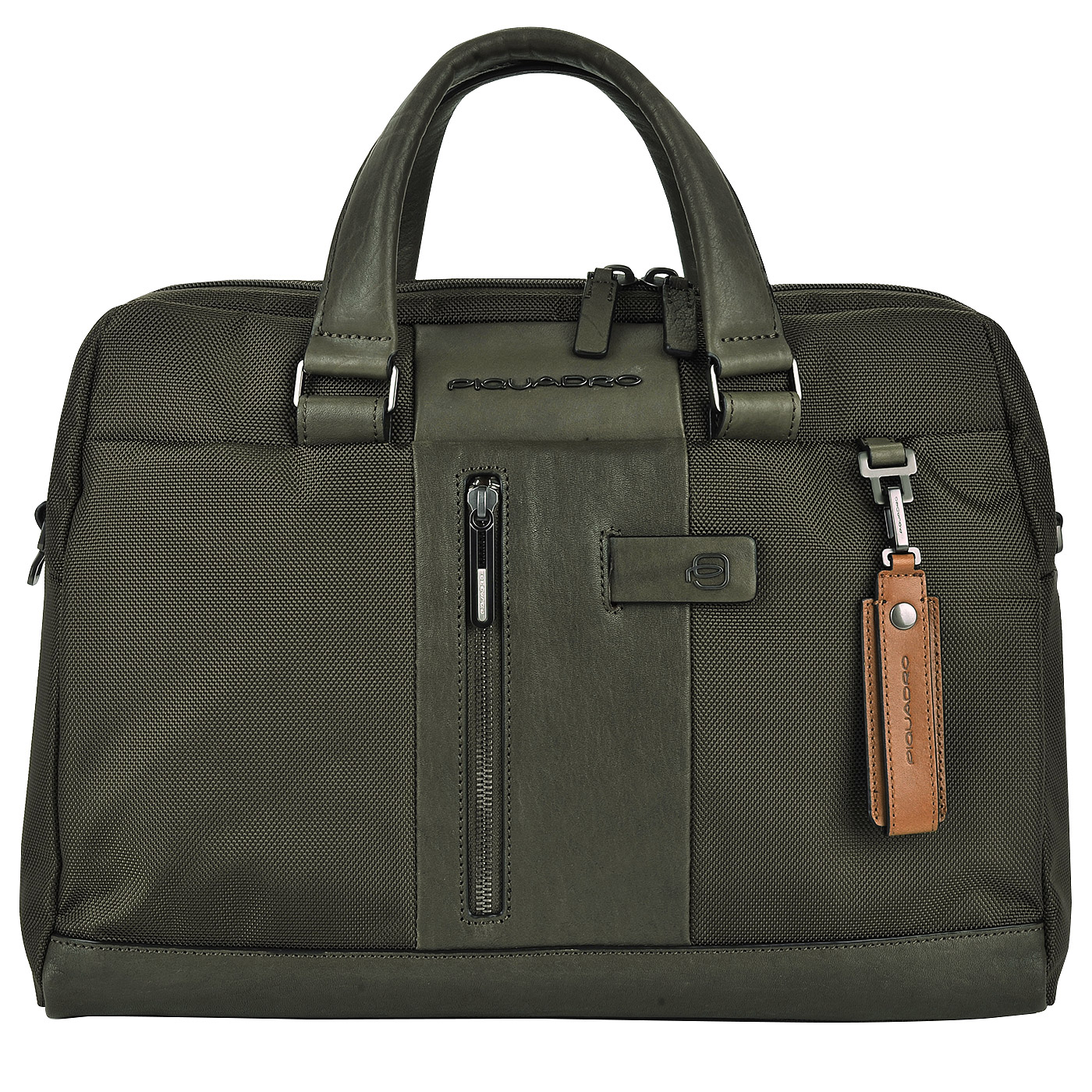 Piquadro Деловая сумка из текстиля и кожи