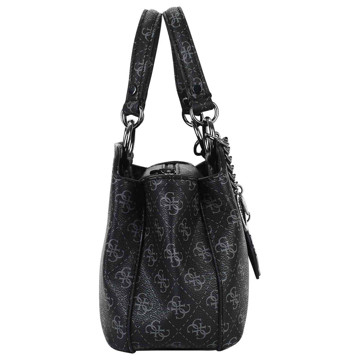 Черная сумка с тремя отделами Guess Affair