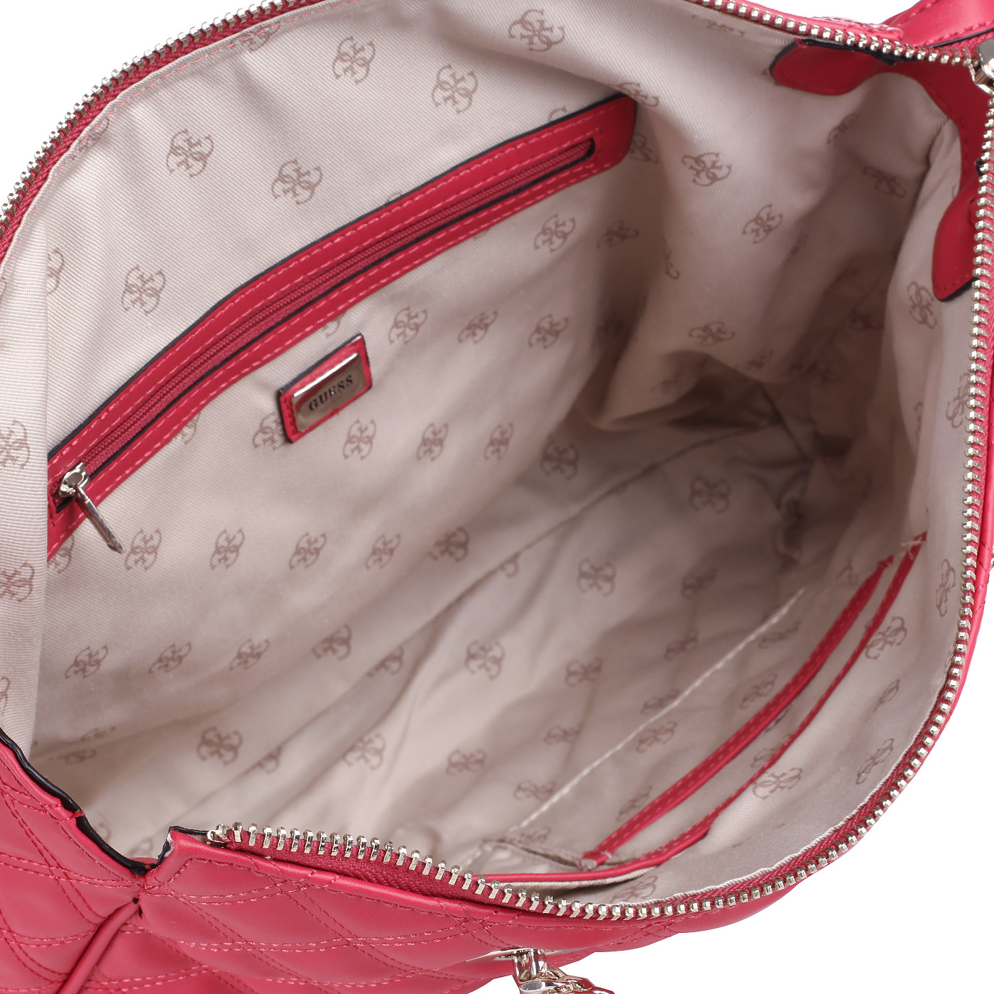 Вместительная стеганая сумка с длинными ручками Guess Darin