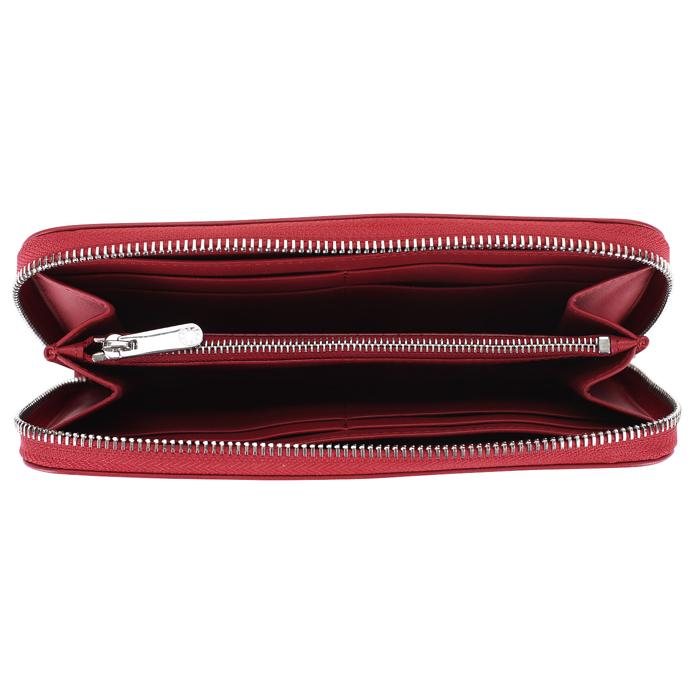 Красное портмоне из гладкой кожи Neri Karra 