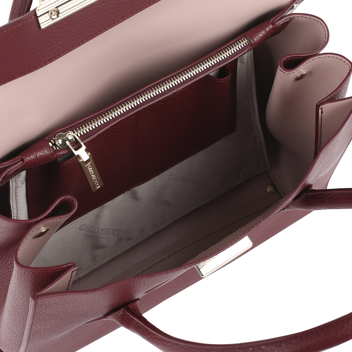 Кожаная сумка с откидным клапаном Gironacci 