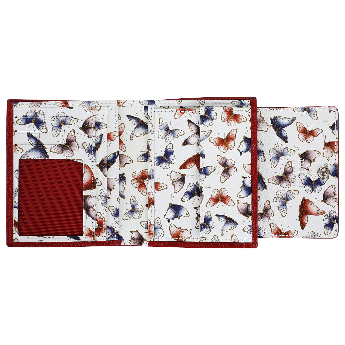 Красный маленький кошелек Aurelli Alma fantasia