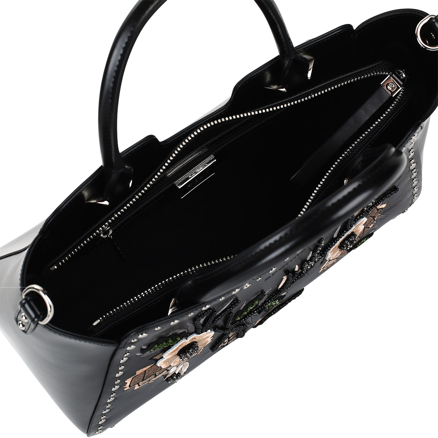 Сумка из натуральной кожи с вышивкой Cromia Rio