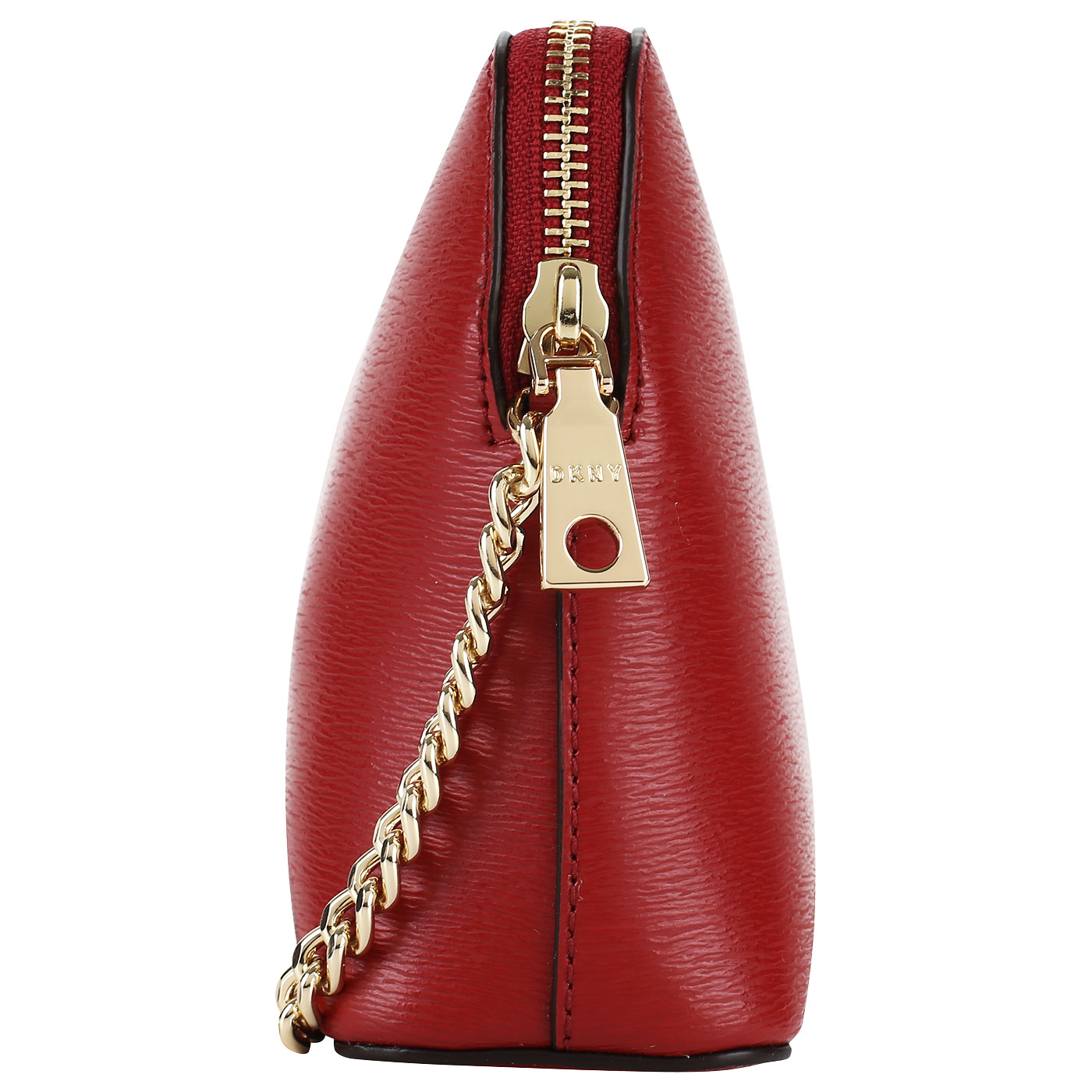 Красная тисненая сумочка DKNY Bryant