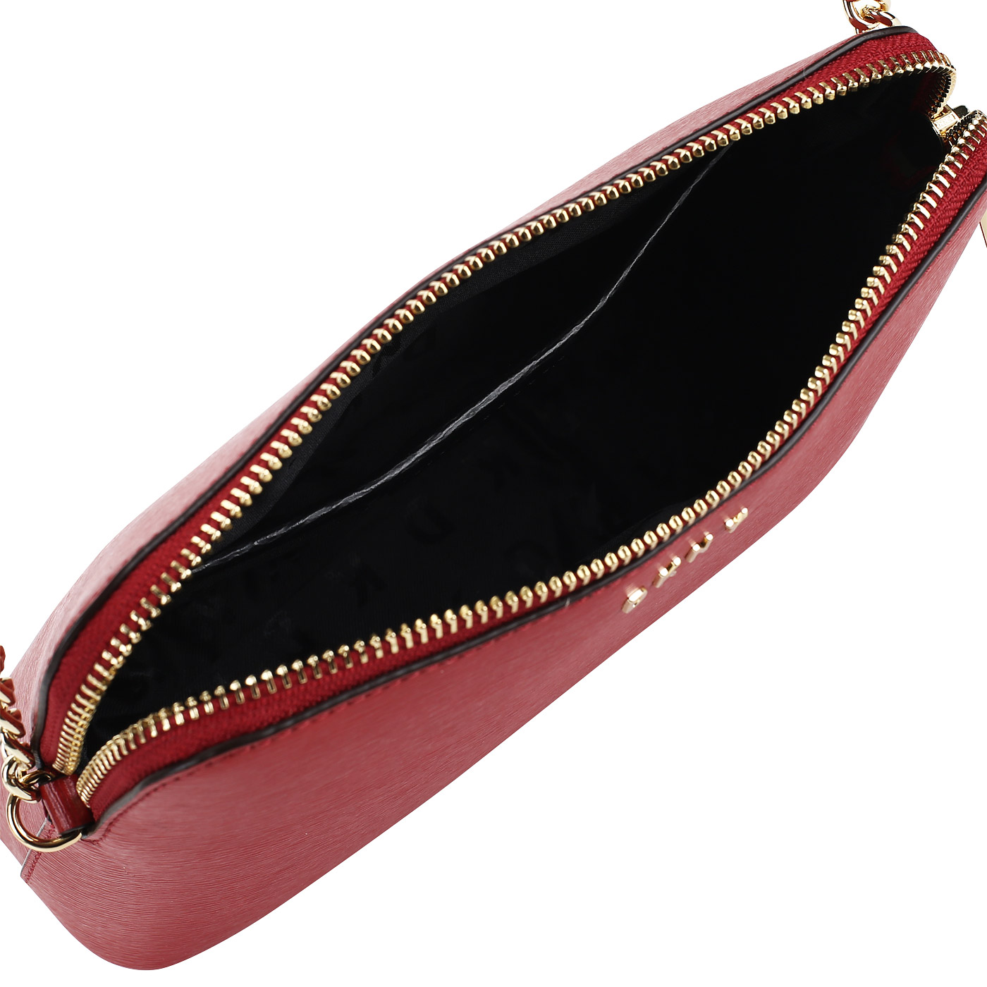 Красная тисненая сумочка DKNY Bryant