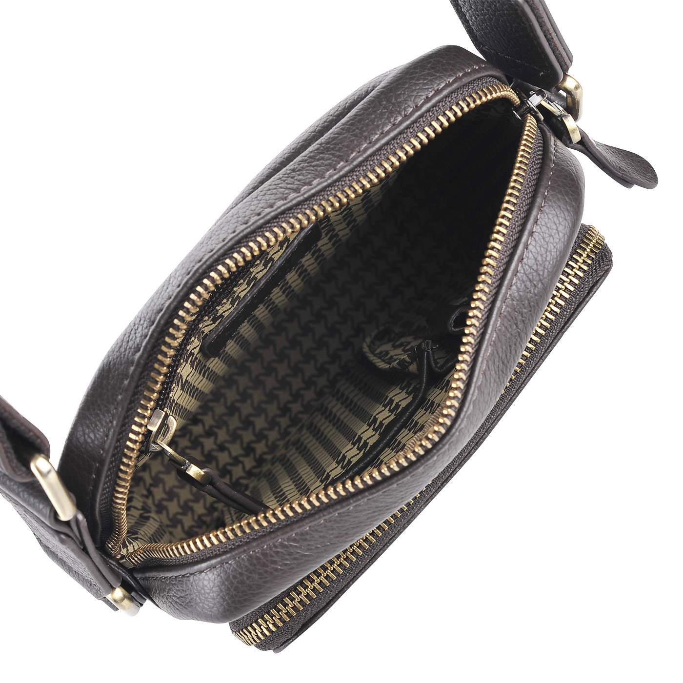 Мужская кожаная сумка через плечо Dr. Koffer 