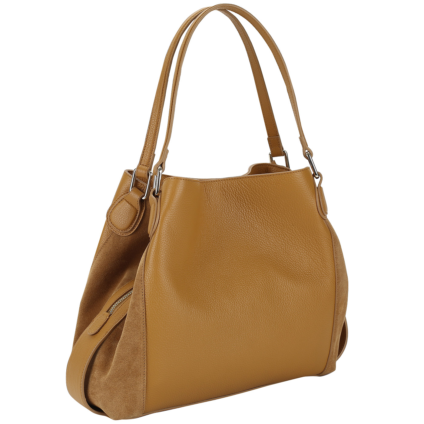 Мягкая кожаная сумка Aurelli 